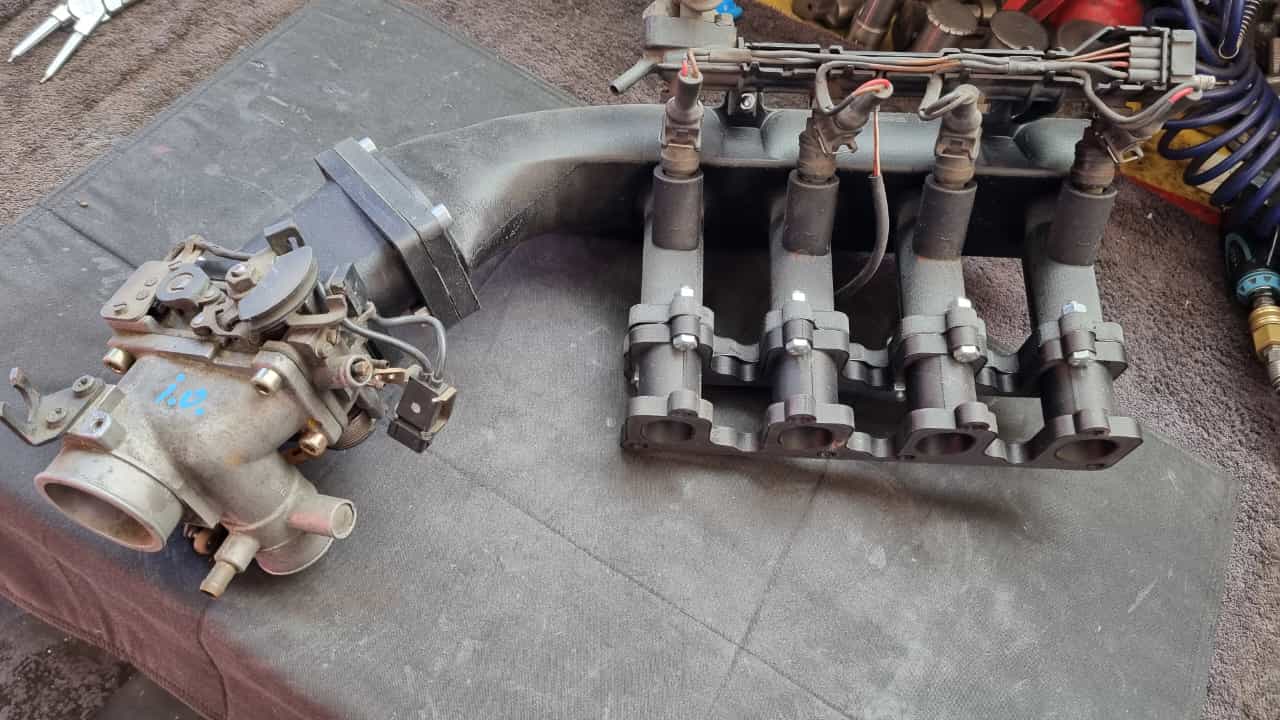 Kunststoff Ansaugrohr für Polo G40 Motoren mit Turbolader oder G60 Lader, auf Wunsch mit G40 / G60 /
