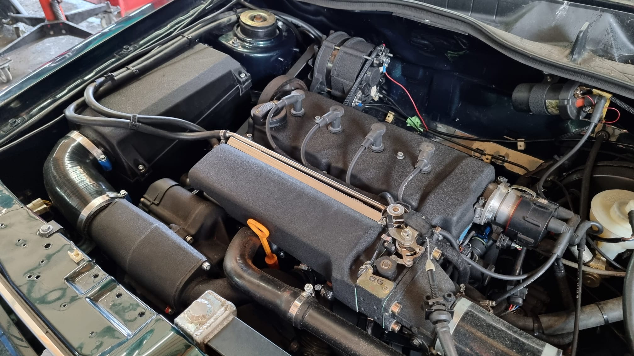 Luftfilterkasten Oberteil mit 70mm Anschluss und Unterteil für Golf I oder Scirocco mit 16VG60 Motor