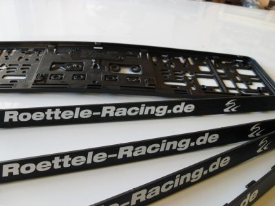 Nummernschild Kennzeichen Verstärker Halter Verstärkung von Röttele-Racing
