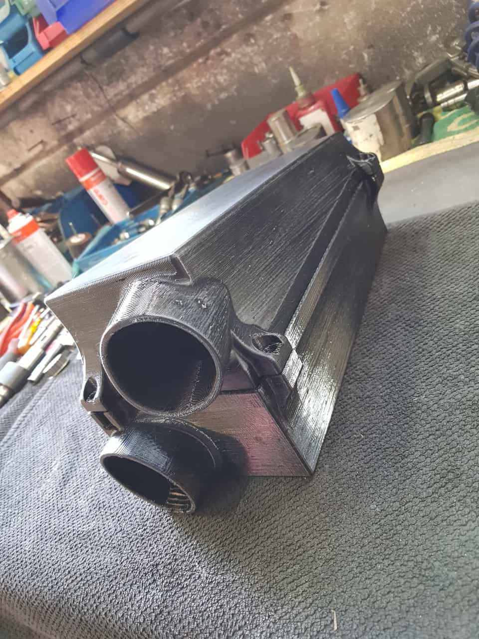 Luftfilterkasten Oberteil mit 70mm Anschluss und Unterteil für Golf I oder Scirocco mit G60 Motor