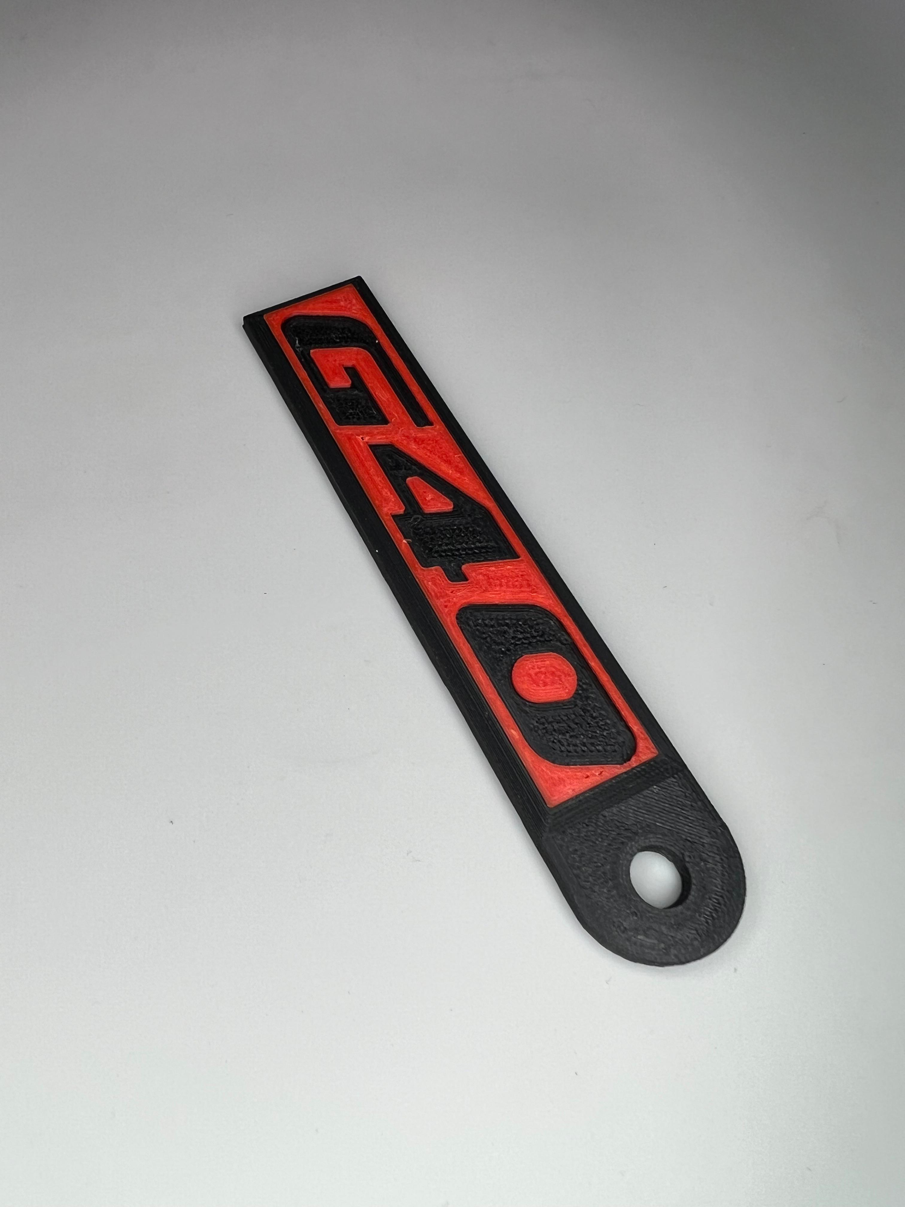Schlüsselanhänger mit G40 Emblem