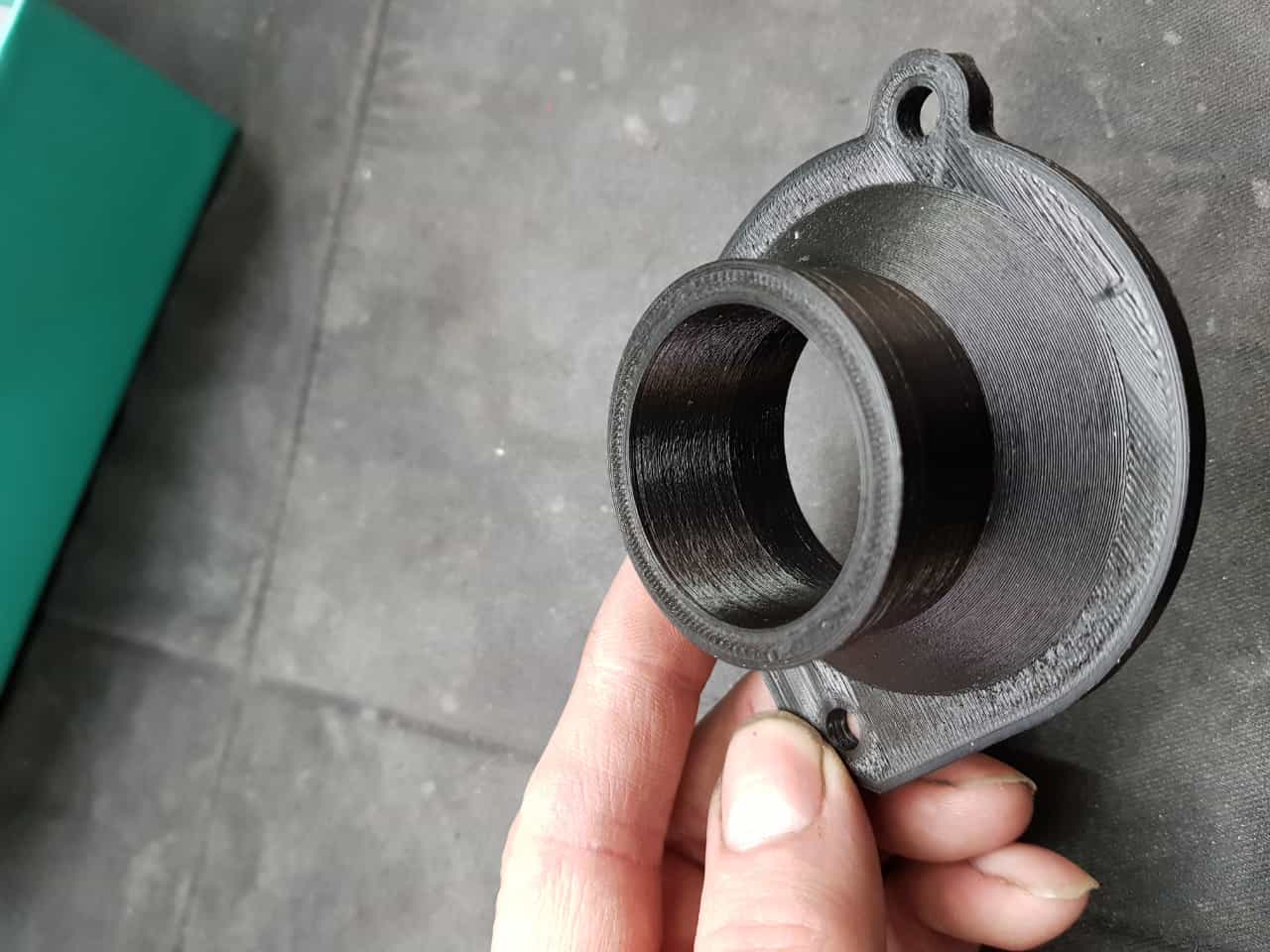 Flansch G60 Lader im Polo G40 für Ladeluftrückführung Bypassrückführung