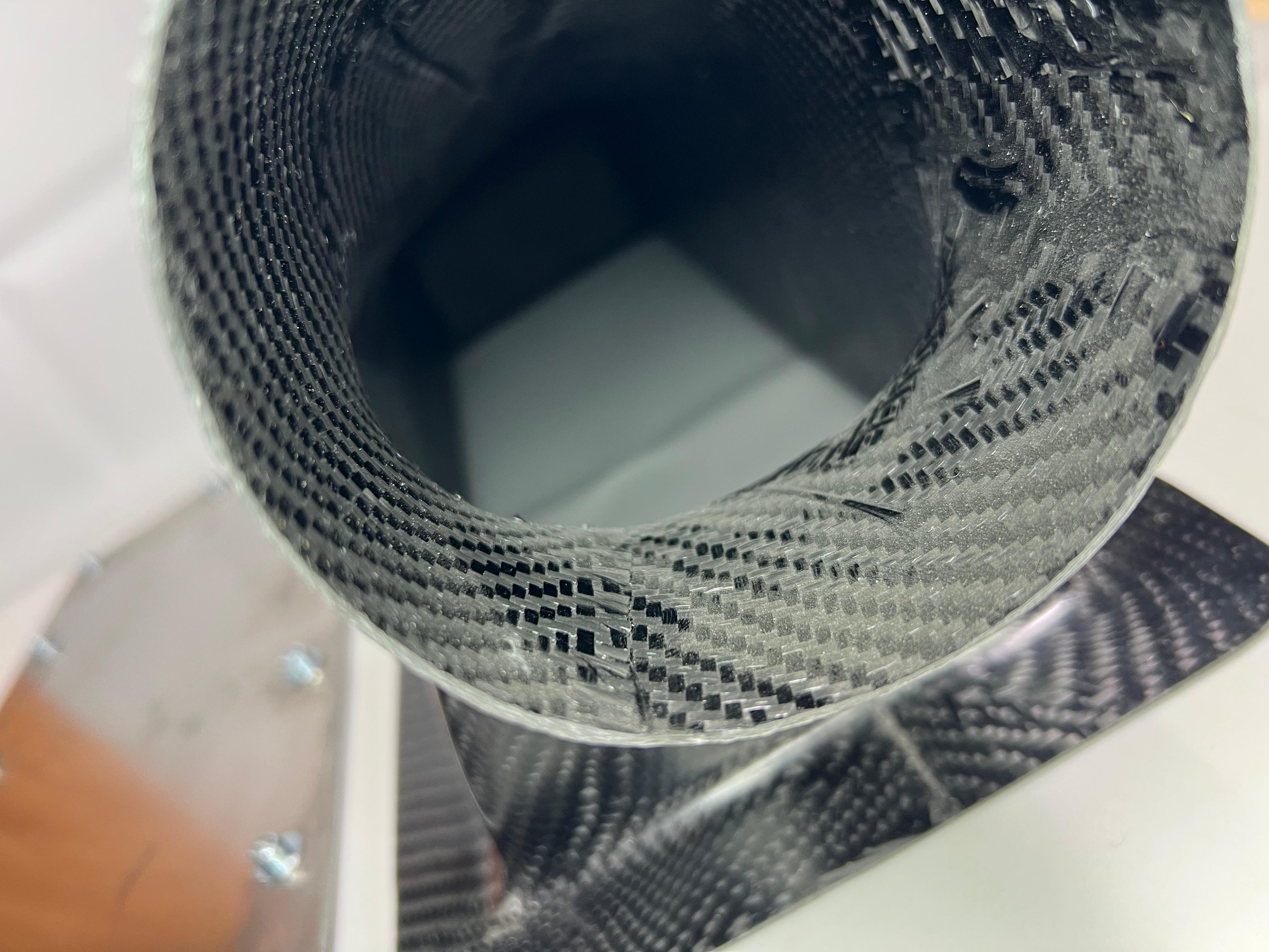 Carbon Airbox Luftsammler klein für unsere Polo und Golf mit Einzeldrosselanlage oder Doppelvergaser
