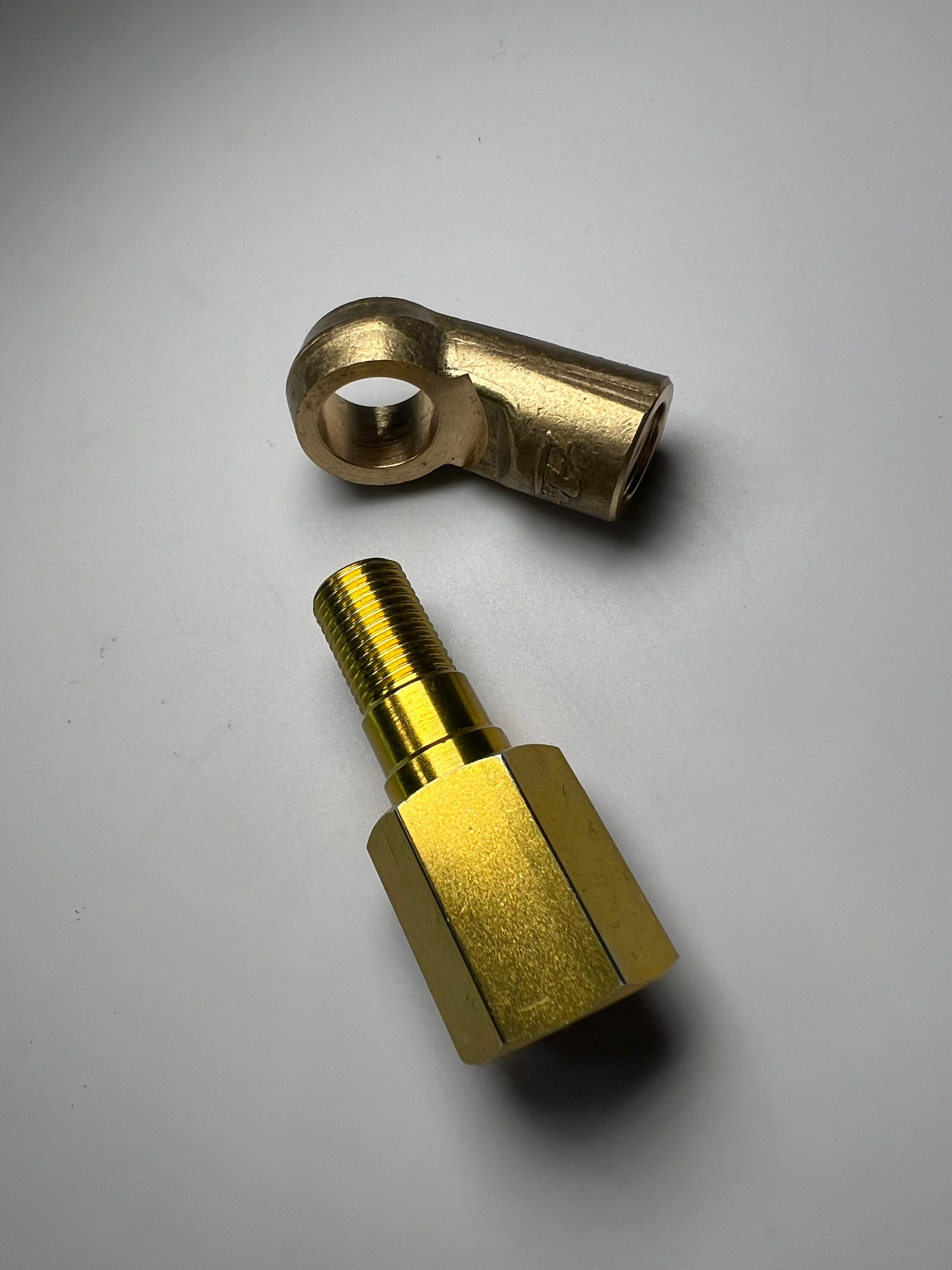 Adapter Y Stück für den Öldruckschalter am Zylinderkopf PY Polo G40 und G60 PG 1H Motoren