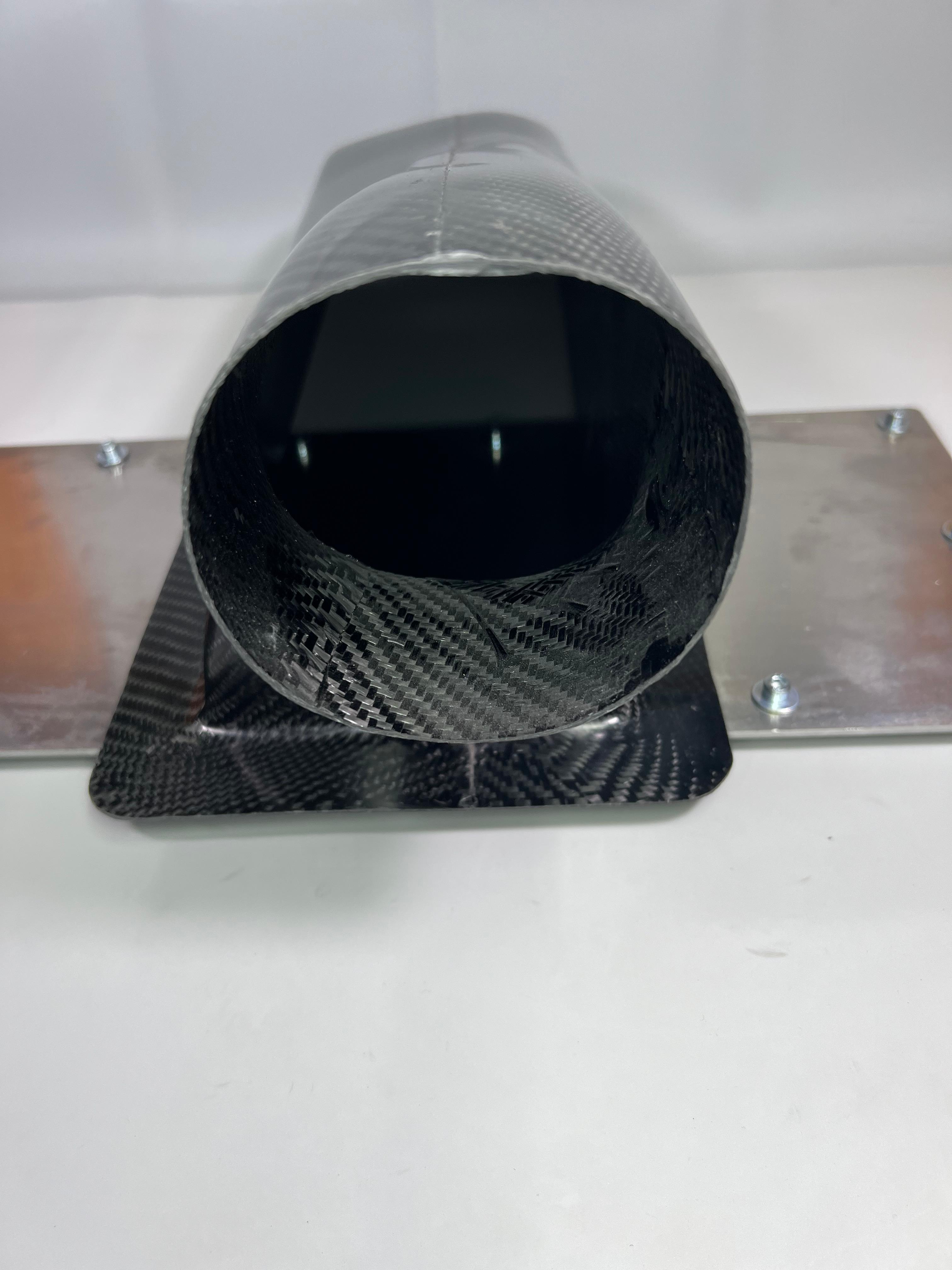 Carbon Airbox Luftsammler klein für unsere Polo und Golf mit Einzeldrosselanlage oder Doppelvergaser