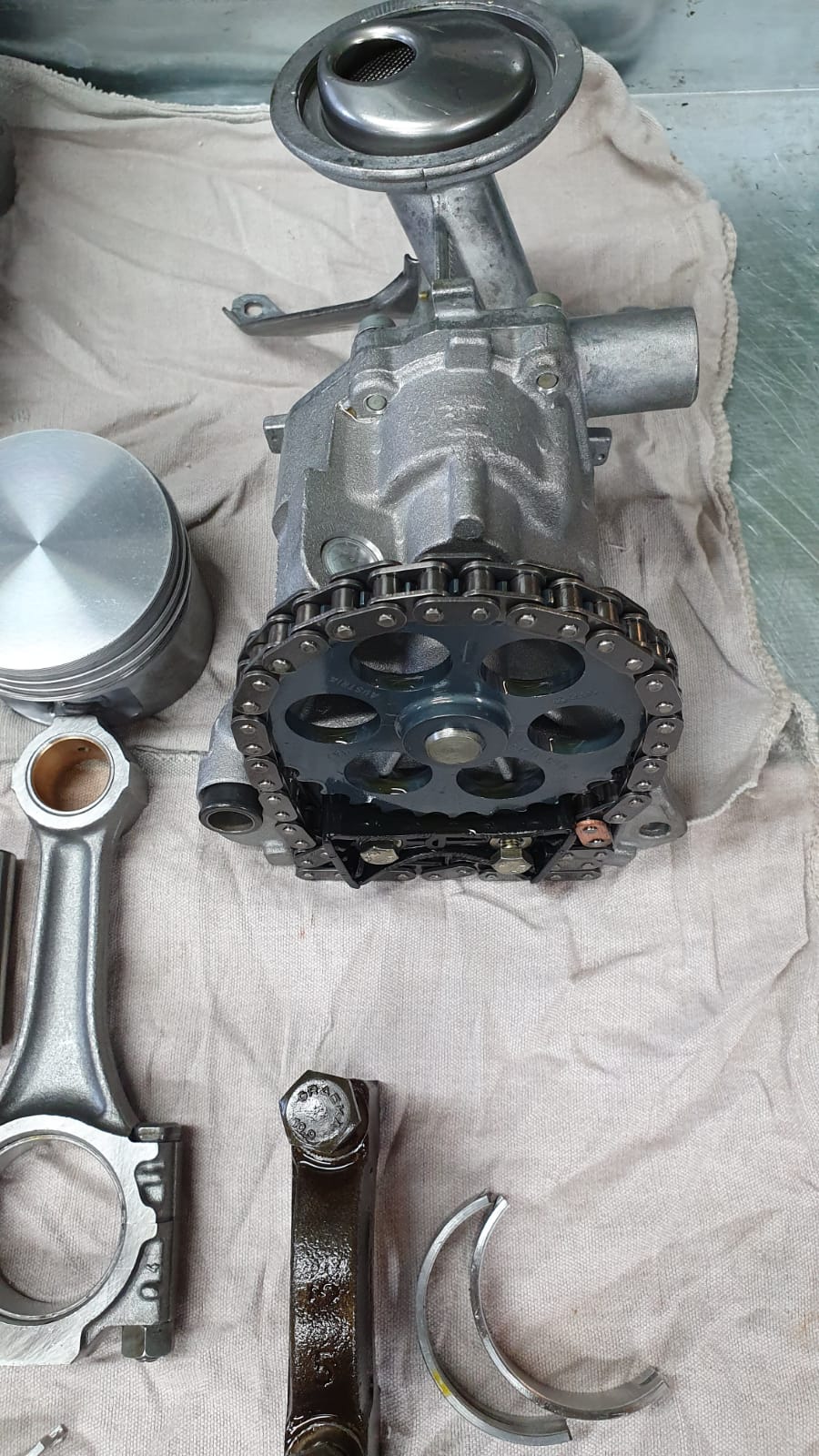 Steuerkette für die Ölpumpen Polo G40