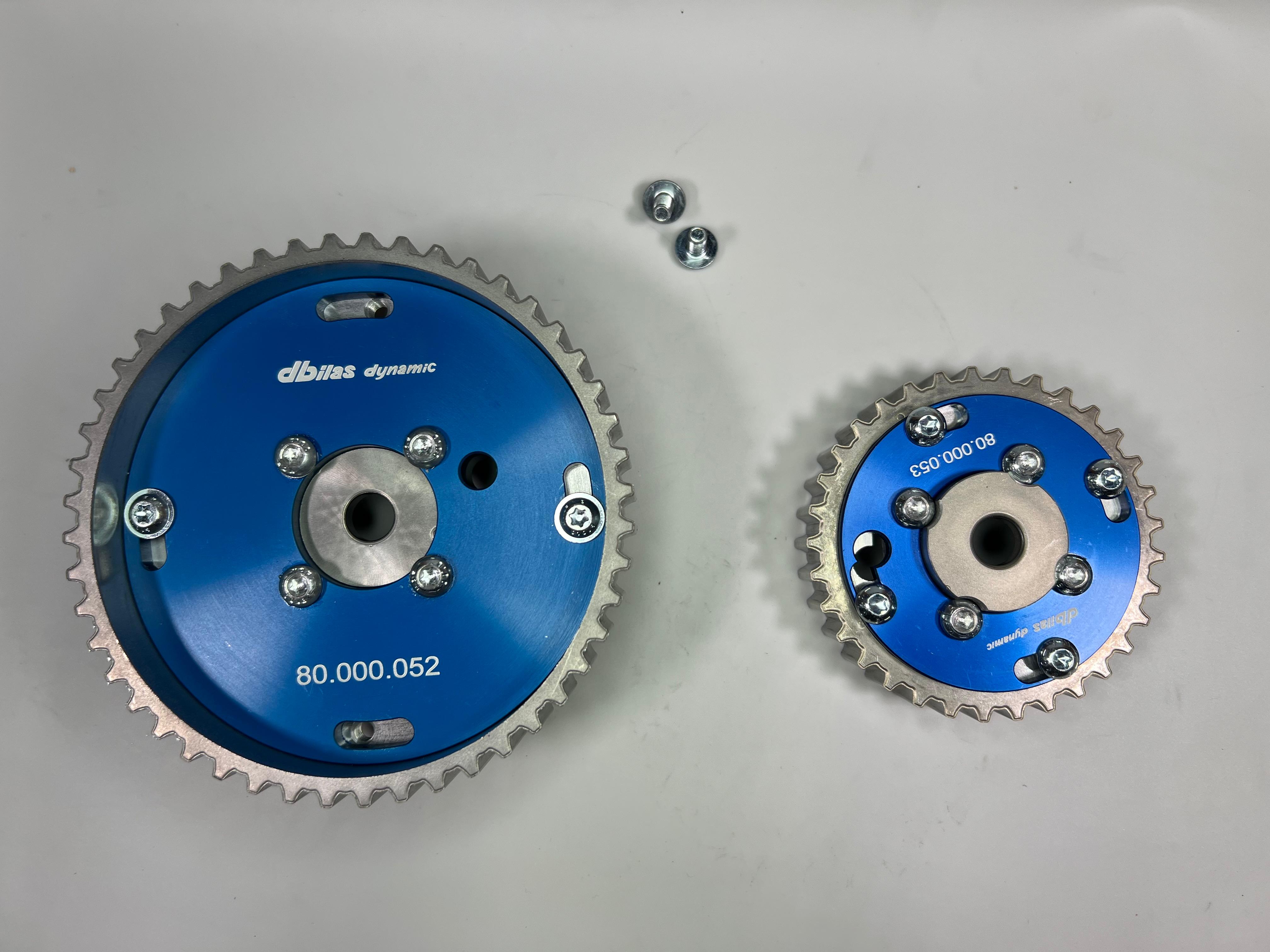 Verstellbare Nockenwellenräder VW 1,4-1,6 16V Motoren mit Rollenhebeln ohne Nockenwellenverstellung