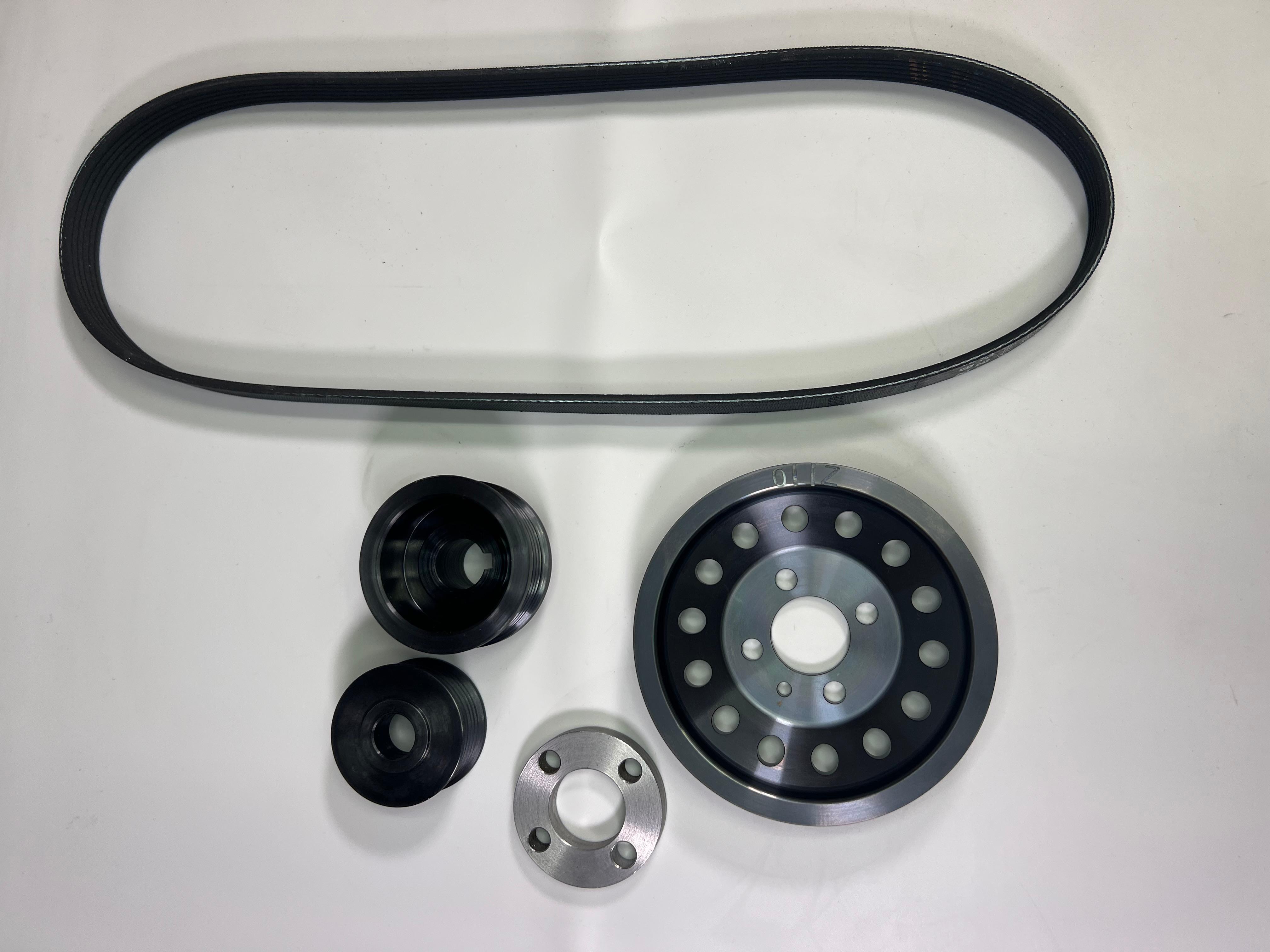 Riementrieb 6PK für G40 Lader im Polo mit wählbarem Laderrad