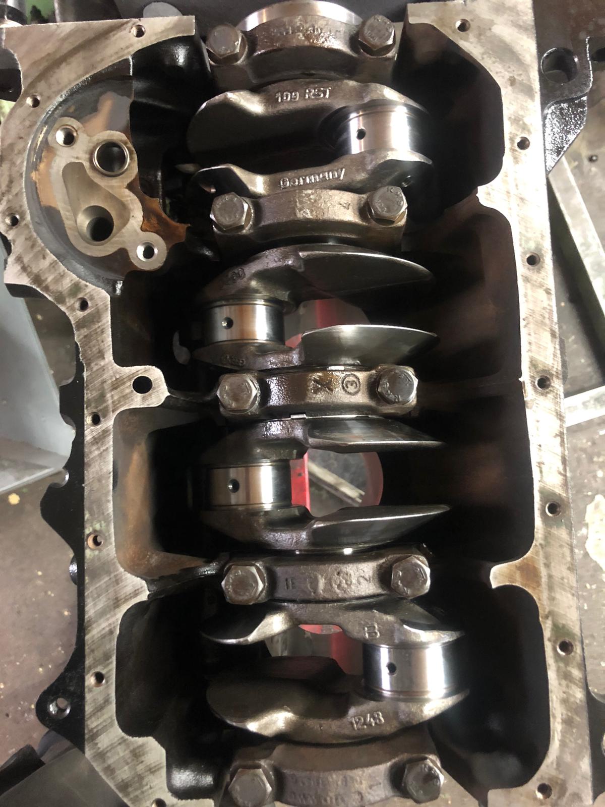 Motorblock 1,9 Liter  VW G60 mit Wiseco Kolben und K1 Pleuel