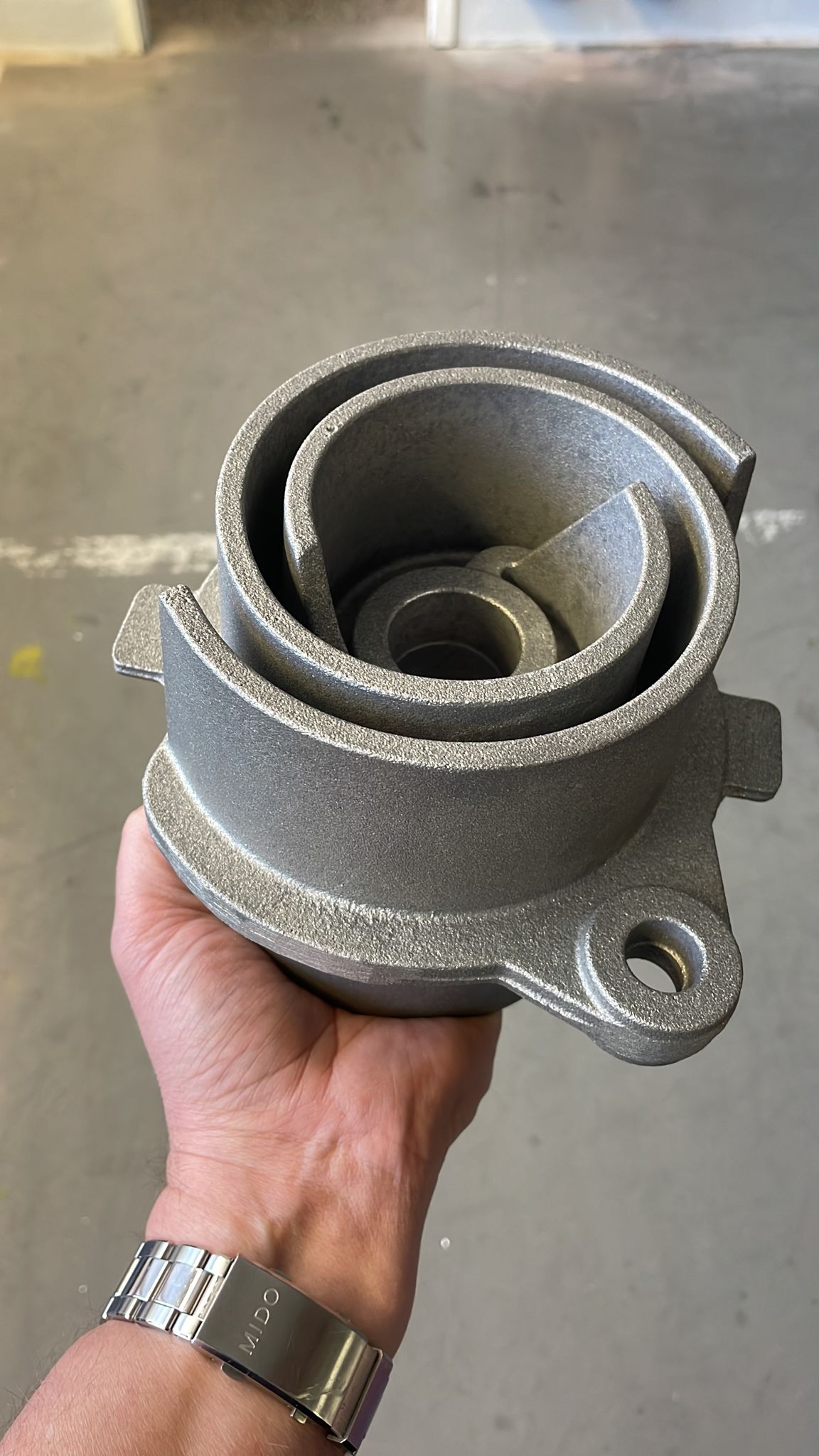 G60 Verdränger Rohling Magnesium Gussteil
