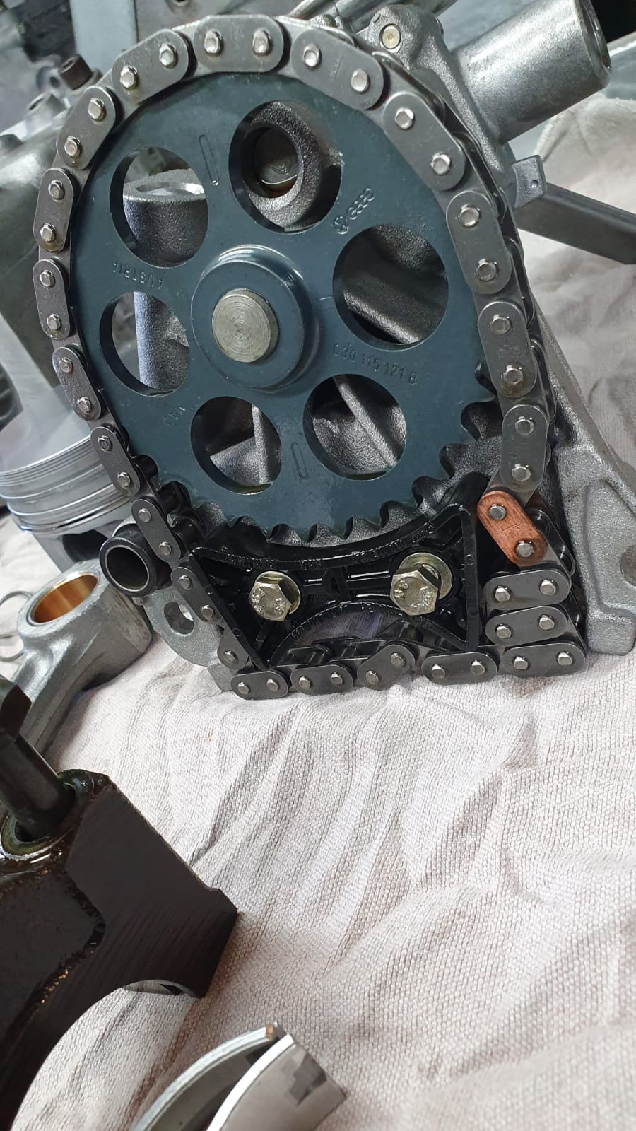 Steuerkette für die Ölpumpen Polo G40