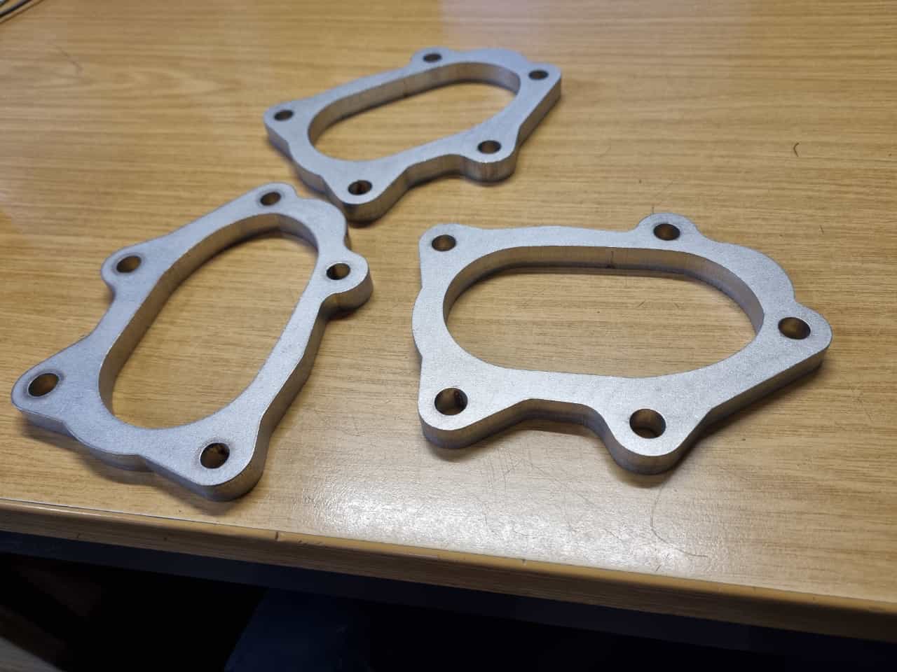 Flansch für den Turbo IHI TD05H zum Bau der Downpipe