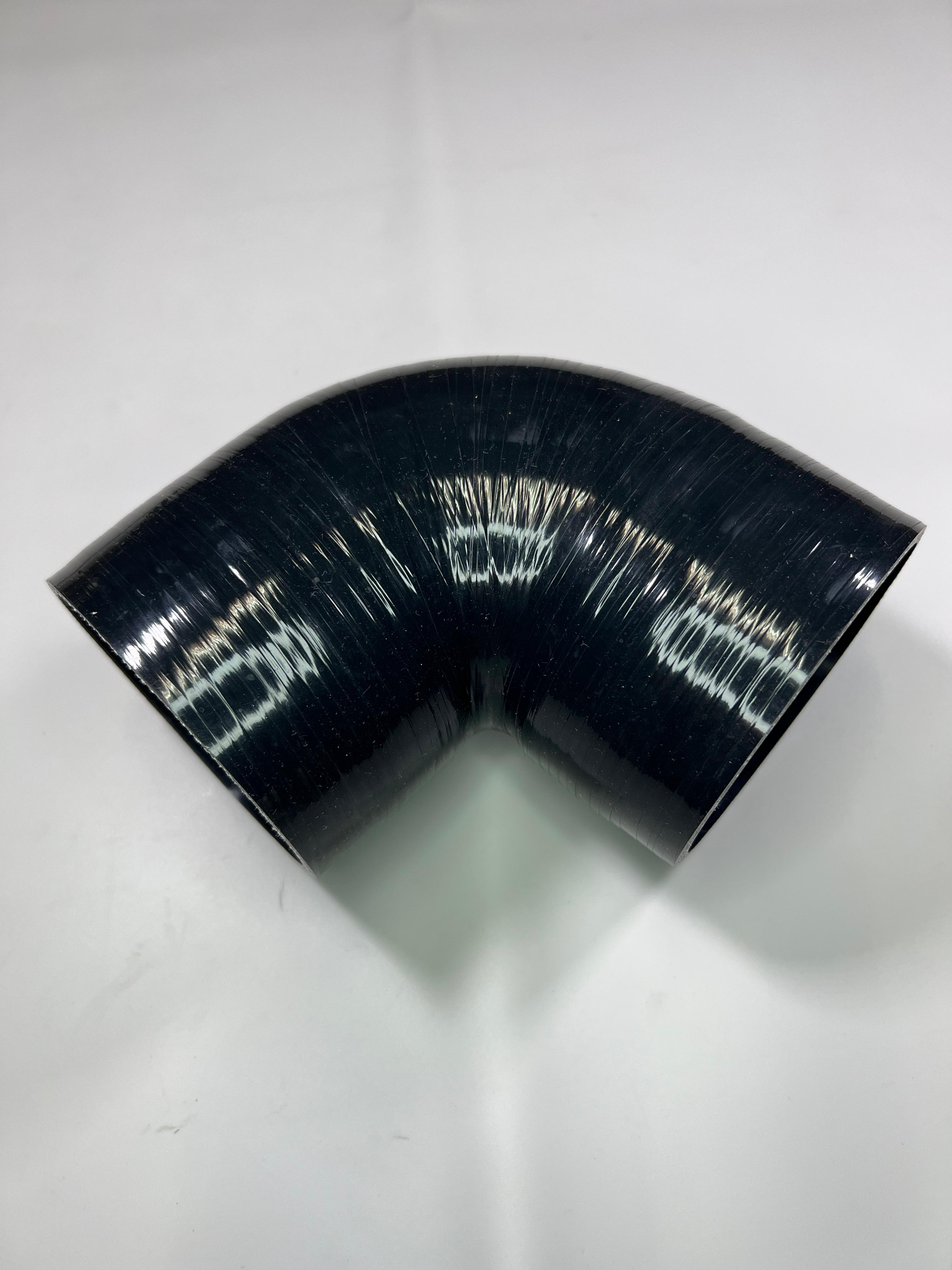 Ladedruckschlauch 90° aus Silikon 96 mm innen und 105mm außen