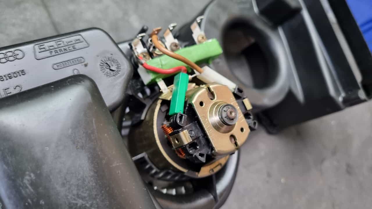 Lüftergebläse Gebläsekasten Heizung Innenraum Lüftermotor für den Polo 80 / 86c G40 Transporter T3