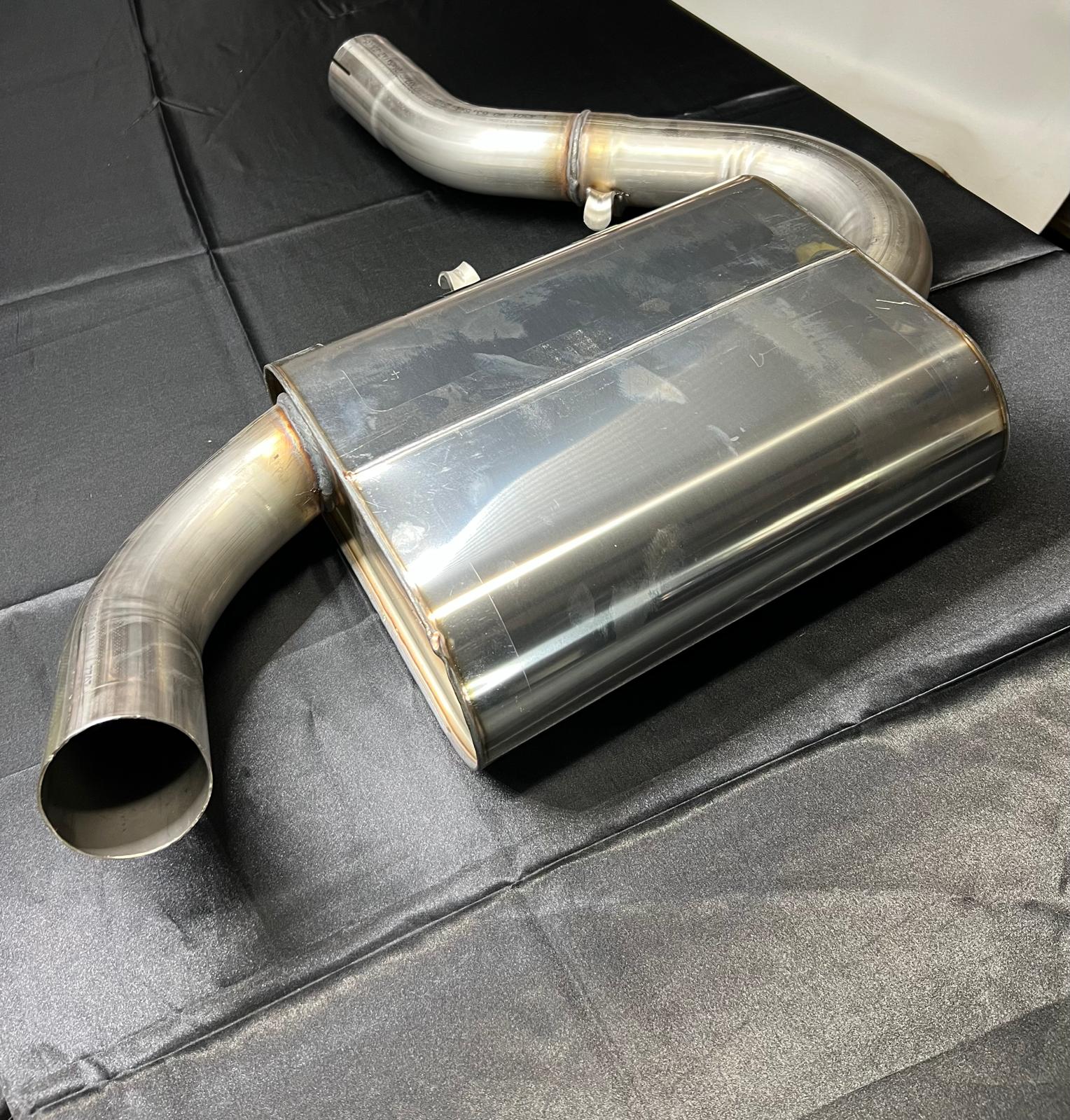 Auspuffanlage für Corrado G60 Gruppe A ab Kat mit 63,5mm von Fox