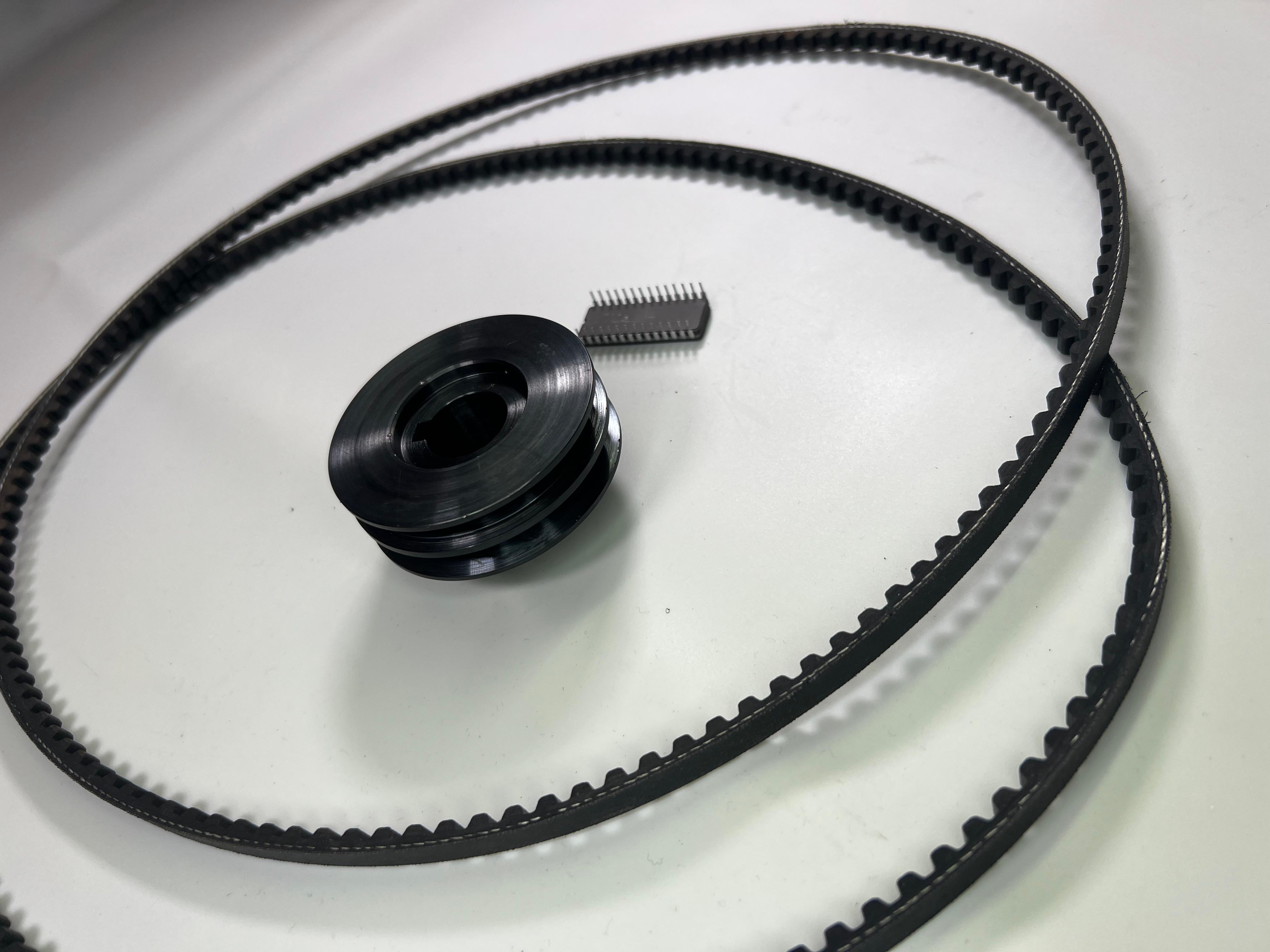 Chiptuning mit Laderrad, kürzere Keilriemen für Polo III G40 von Röttele Racing