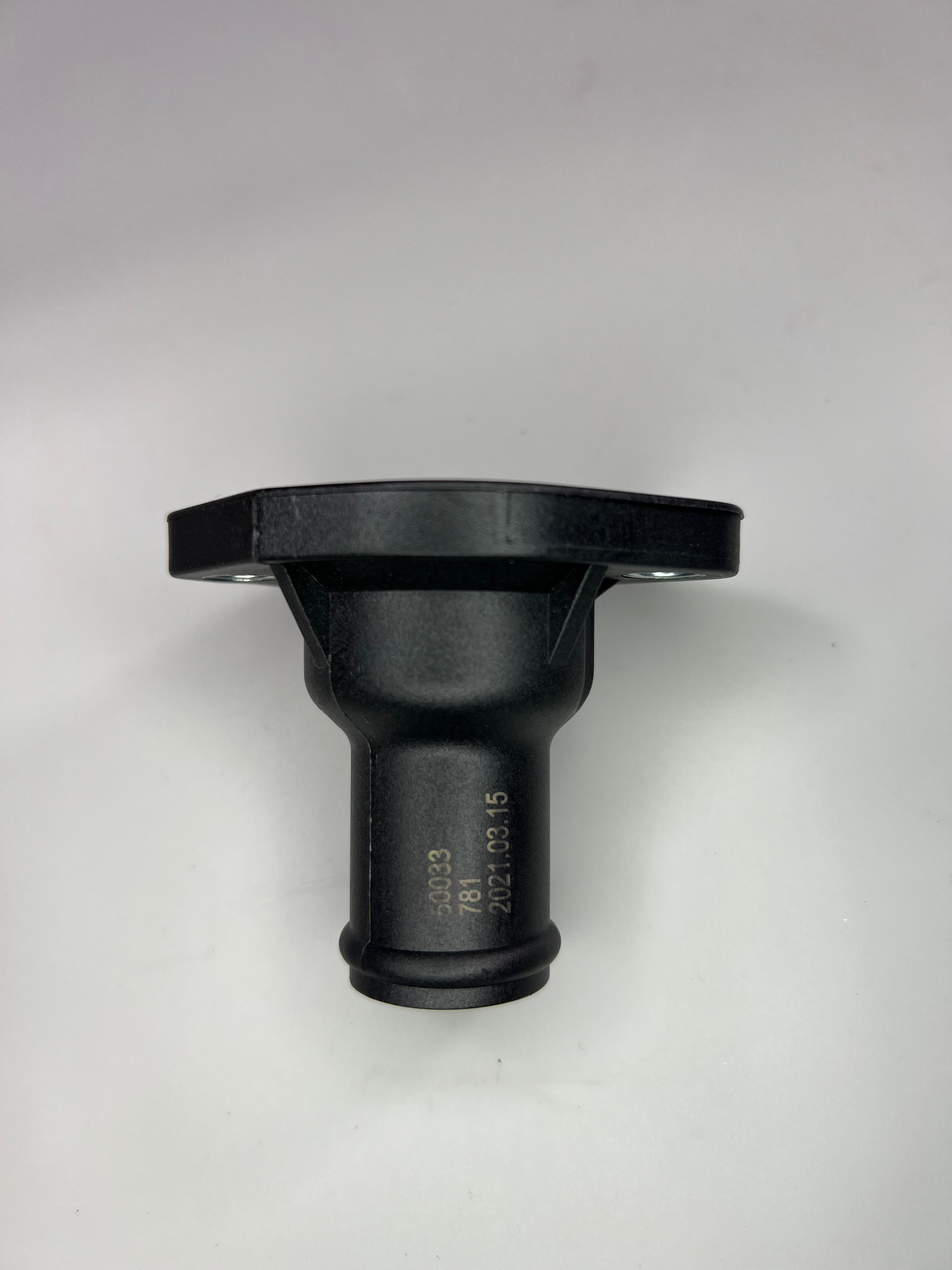 G60 Wasserflansch am Zylinderkopf links aus Kunststoff