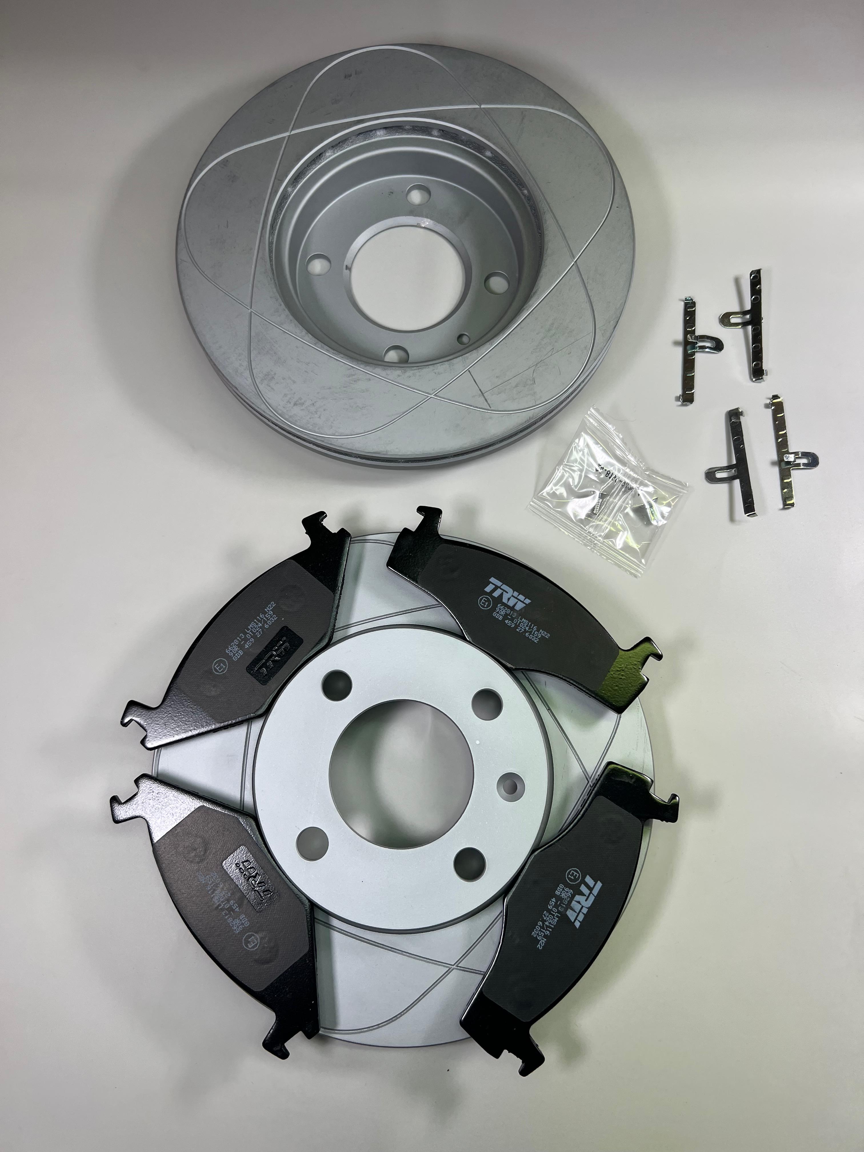 Bremsscheiben Powerdisc mit den passenden klötzen für den Polo G40