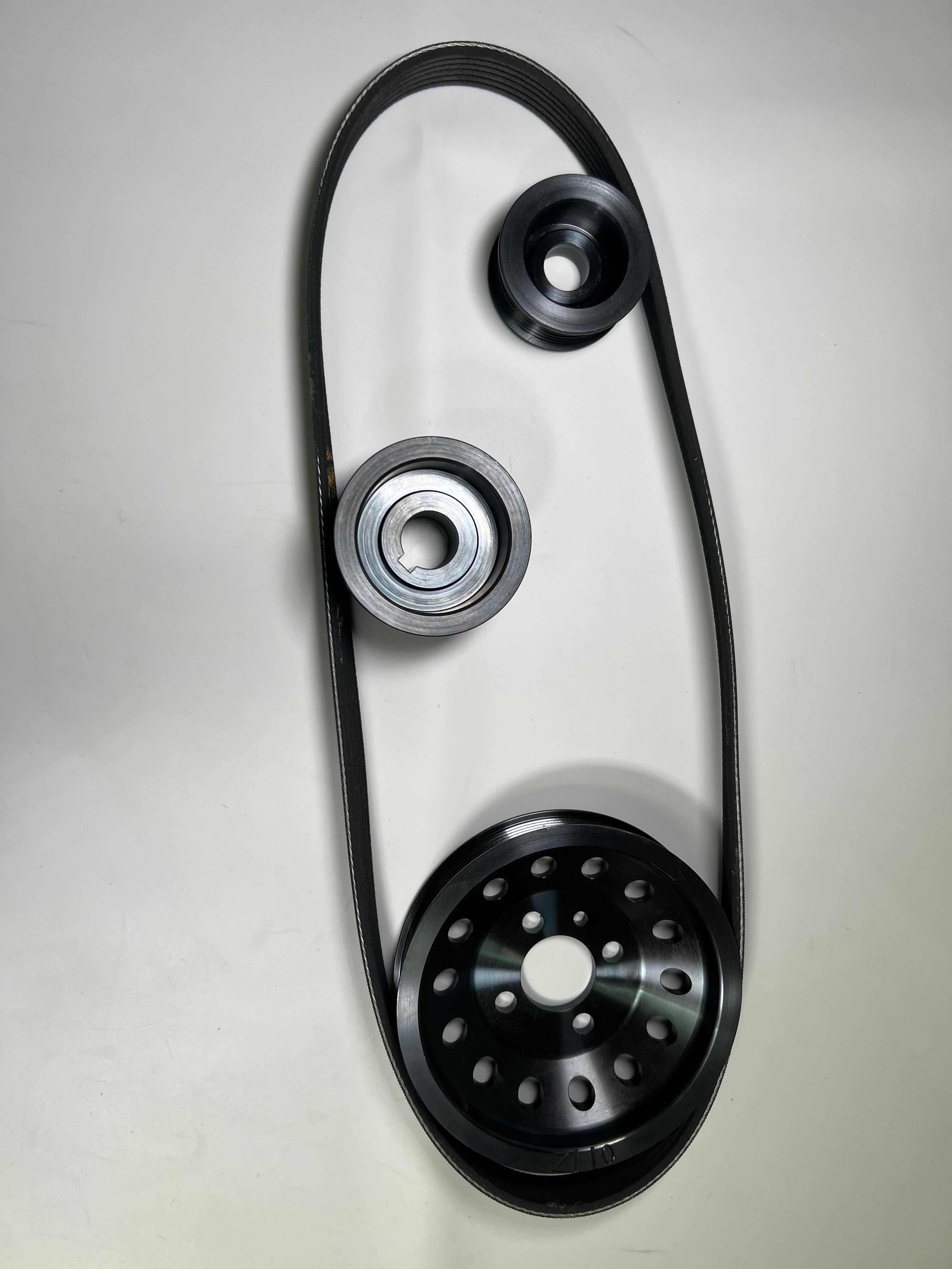 Riementrieb 6PK mit Chip und 65er Laderrad für Polo G40 Motoren