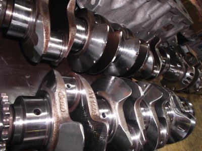 Kurbelwelle für die G60 Motoren  erleichtert gereinigt und gewuchtet