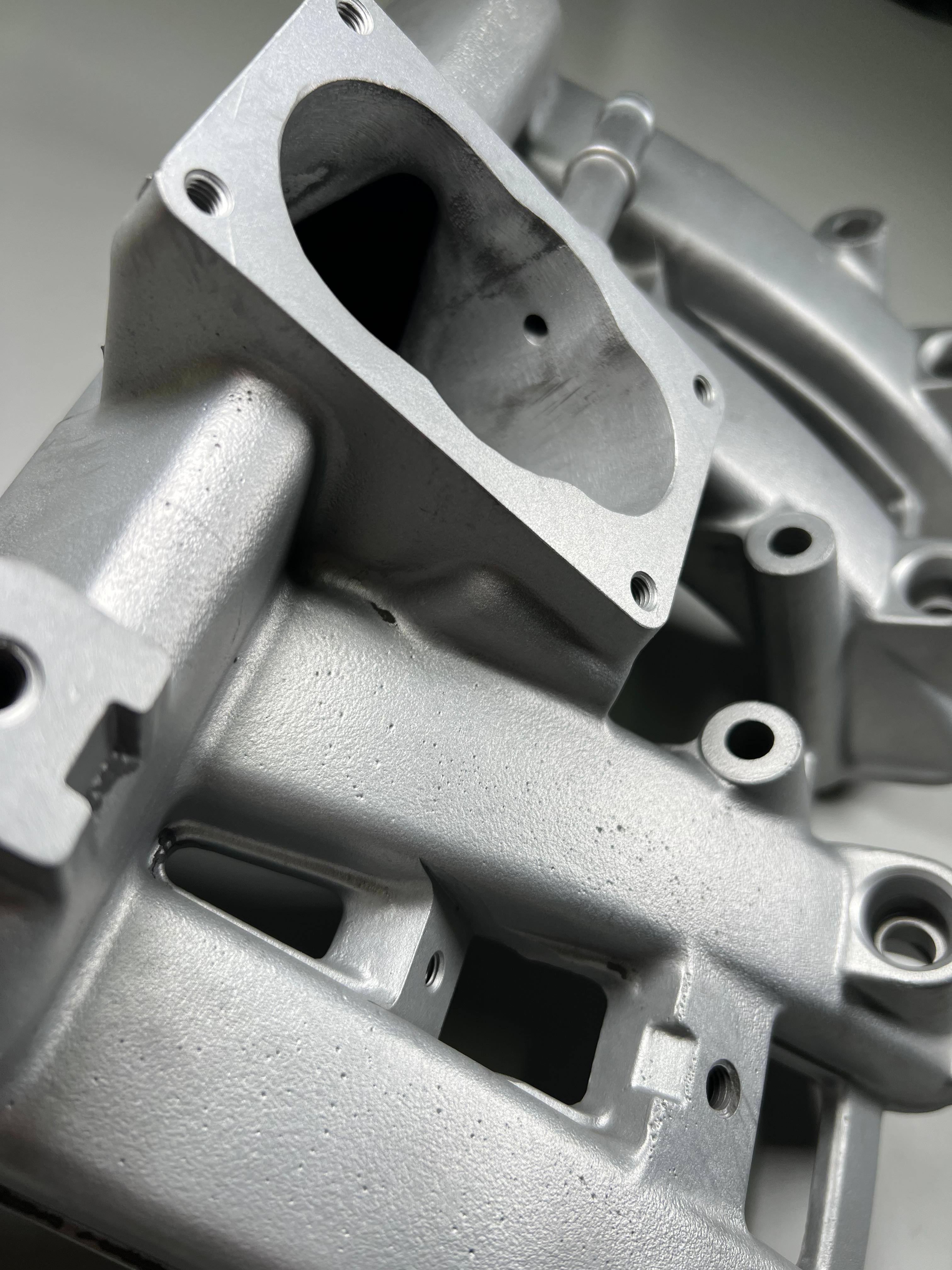 Ansaugrohr bearbeitet für Polo GT 3F Motoren passend auf den CNC G40 Zylinderkopf