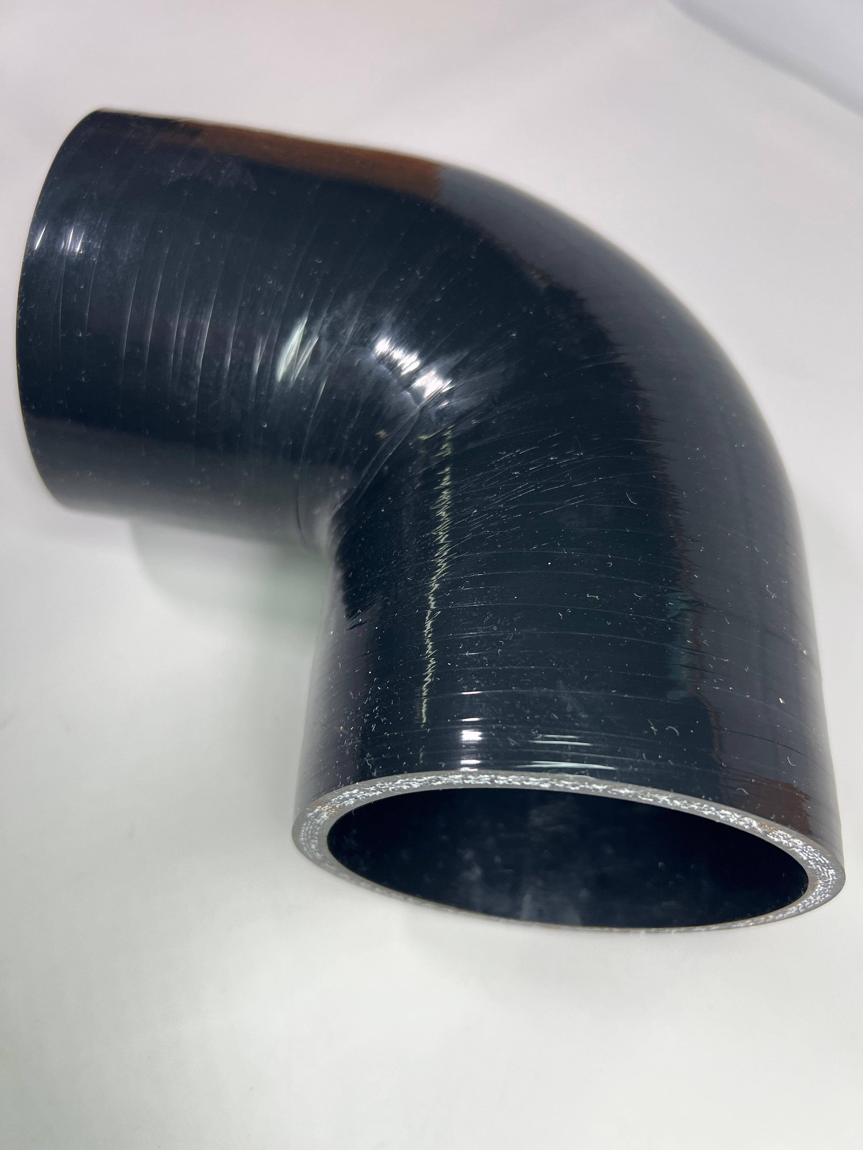 90° Ladedruckschlauch aus Silikon 89 mm