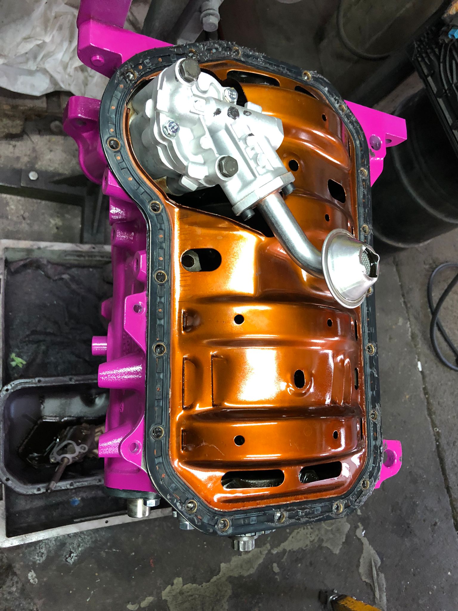 Motorblock 1,9 Liter  VW G60 mit Wiseco Kolben und K1 Pleuel