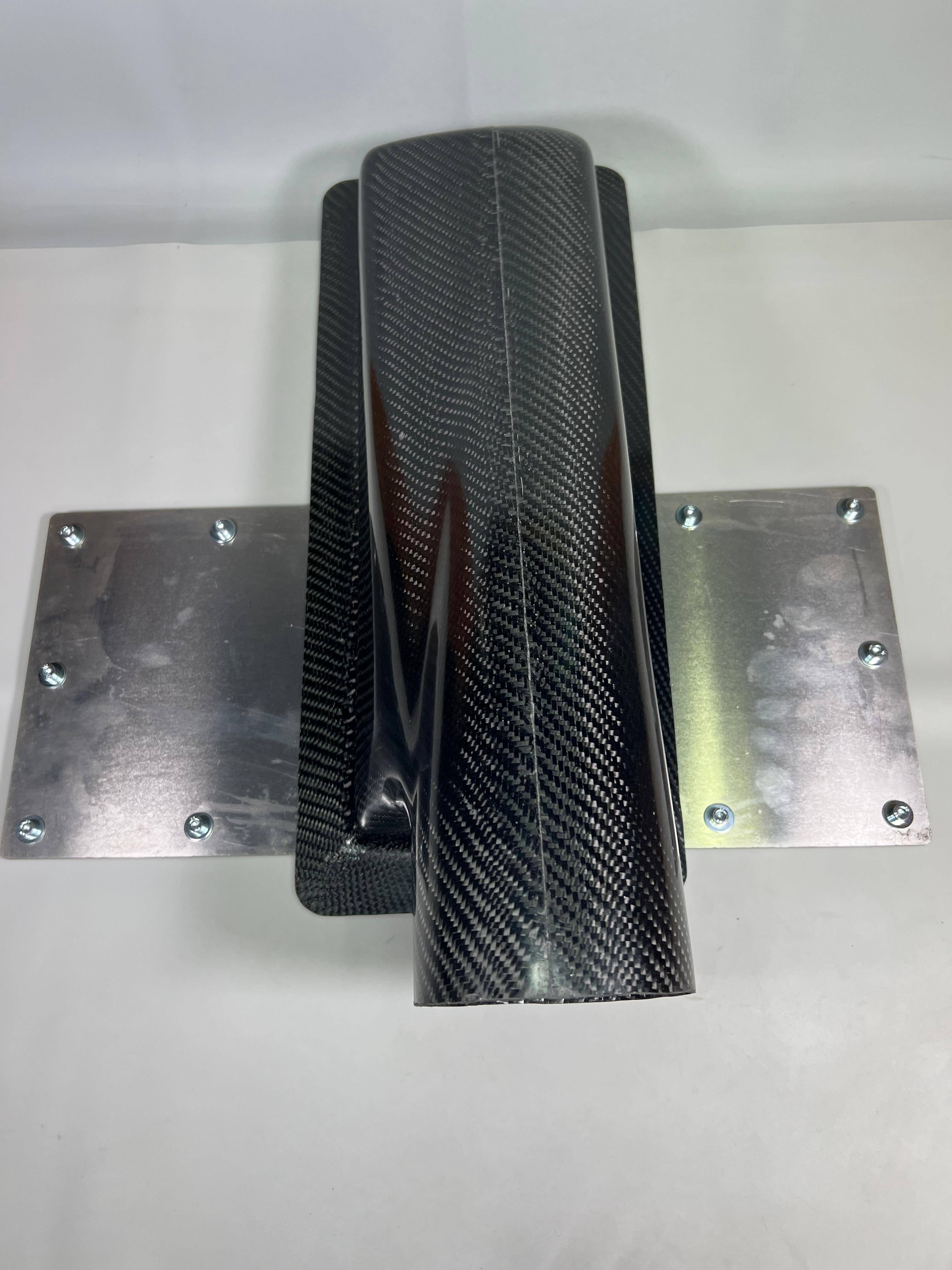 Carbon Airbox Luftsammler klein für unsere Polo und Golf mit Einzeldrosselanlage oder Doppelvergaser