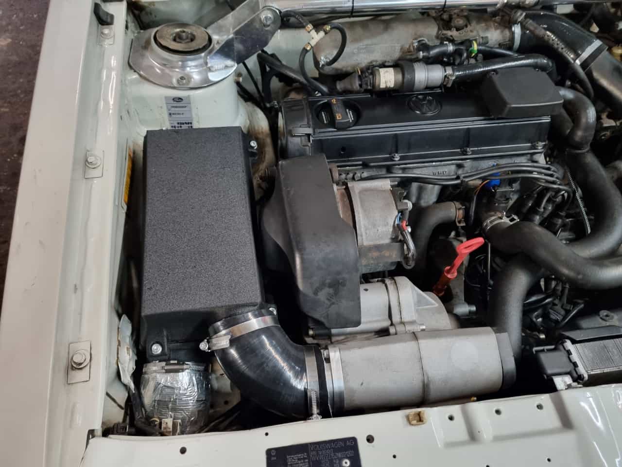 Luftfilterkasten Oberteil mit 70mm Anschluss und Unterteil für Golf I oder Scirocco mit G60 Motor