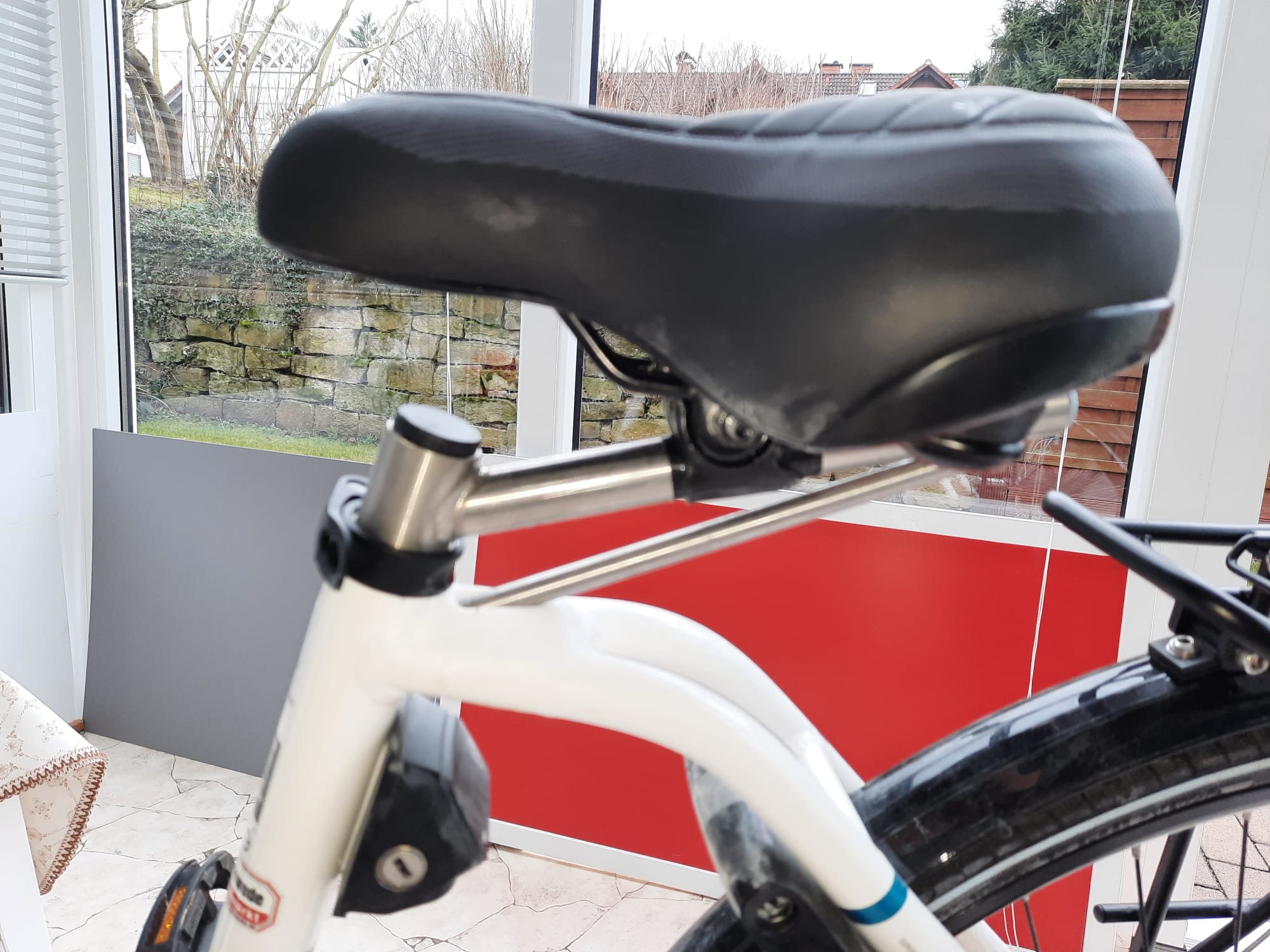 Fahrradsattelverlängerung, Fahrradsattel Sattel Verlängerung verschiebbar Farbe Silber