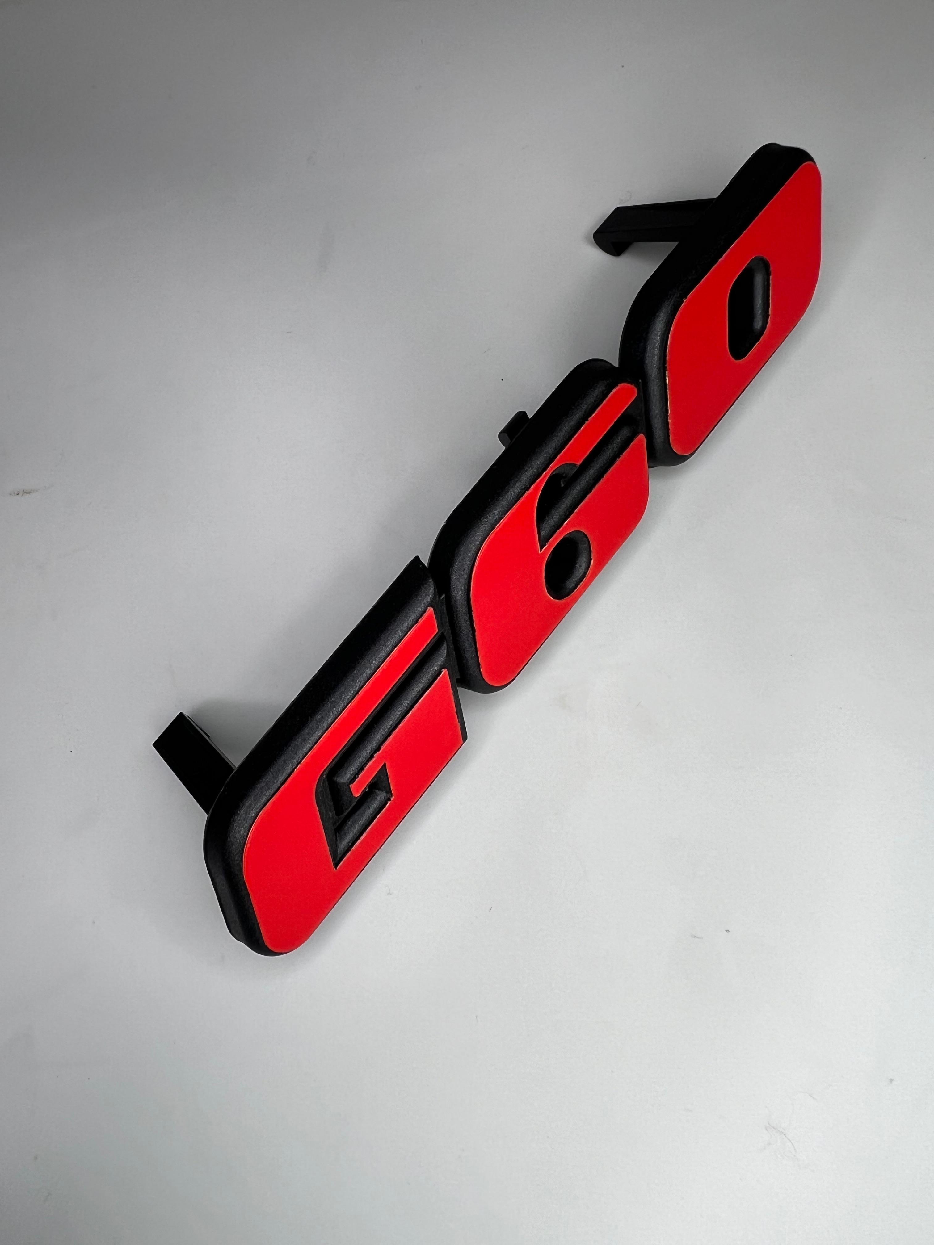 Emblem für den G60 Kühlergrill aus Kunststoff für Corrado und Passat