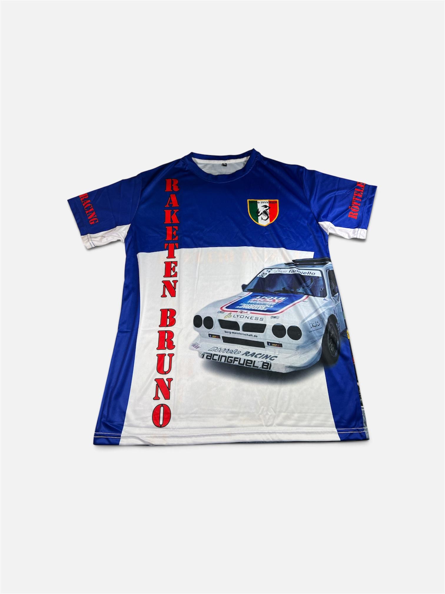 T-Shirt Lancia Delta S4 Design von Bruno Ianniello in der Farbe Königsblau