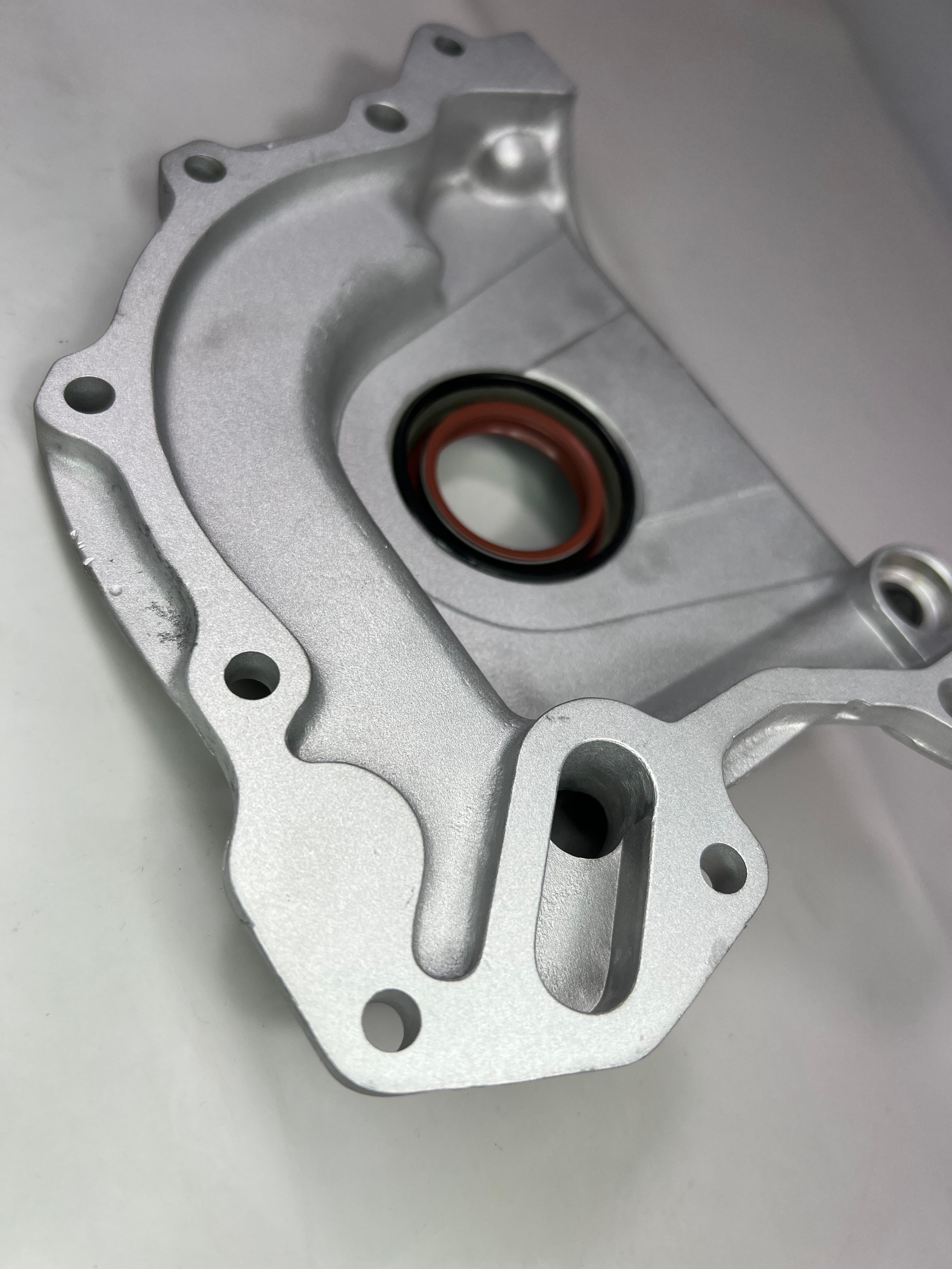 Ölpumpen Deckel Dichtflansch vorne Polo über der Ölpumpe von Baujahr 88 bis 94 original Teilenummer