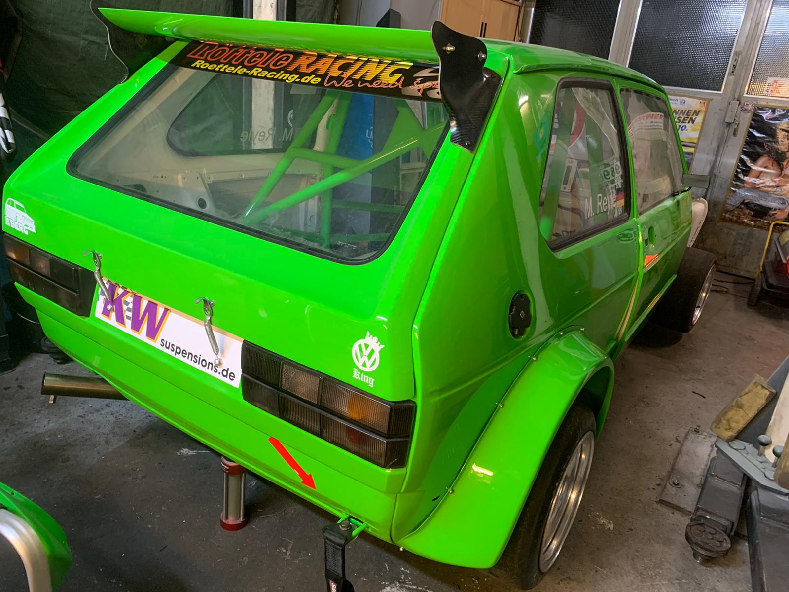 Aufkleber Röttele-Racing für die Front oder Heckscheibe