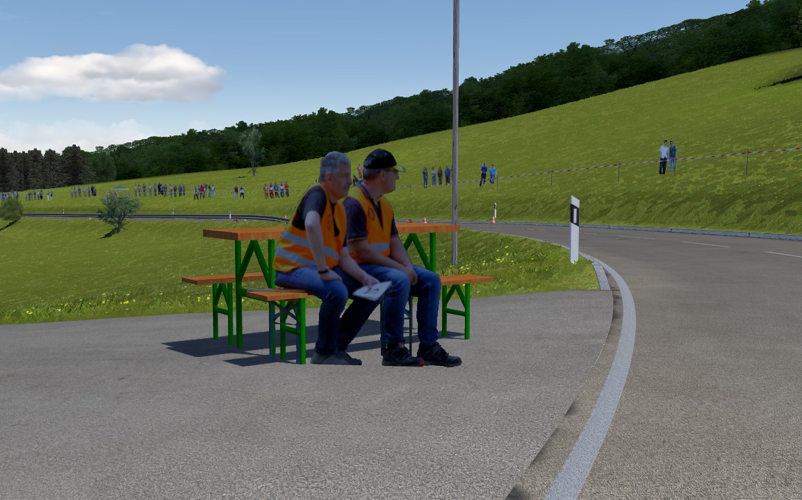 Rennstrecke Hintere Höfe Freiamt Rennsimulator eGaming Software für Assetto Corsa
