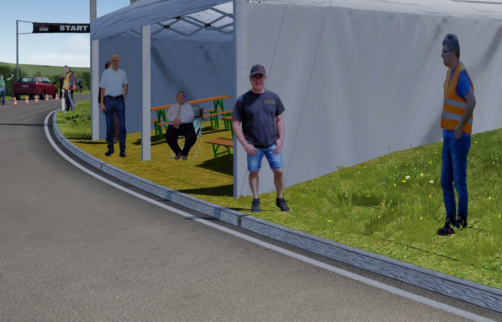 Rennstrecke Hintere Höfe Freiamt Rennsimulator eGaming Software für Assetto Corsa