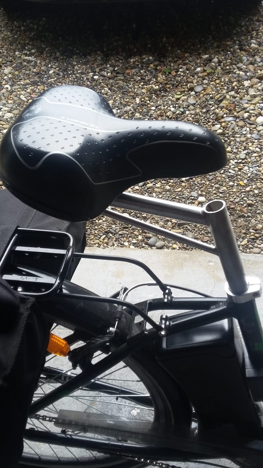 Fahrradsattelverlängerung, Fahrradsattel Sattel Verlängerung verschiebbar Farbe Silber