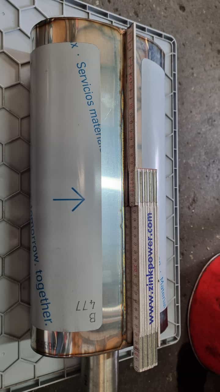 Auspuffanlage für Polo G40 ab Kat Gruppe N mit 55mm Durchmesser mit 63mm geradem Endrohr