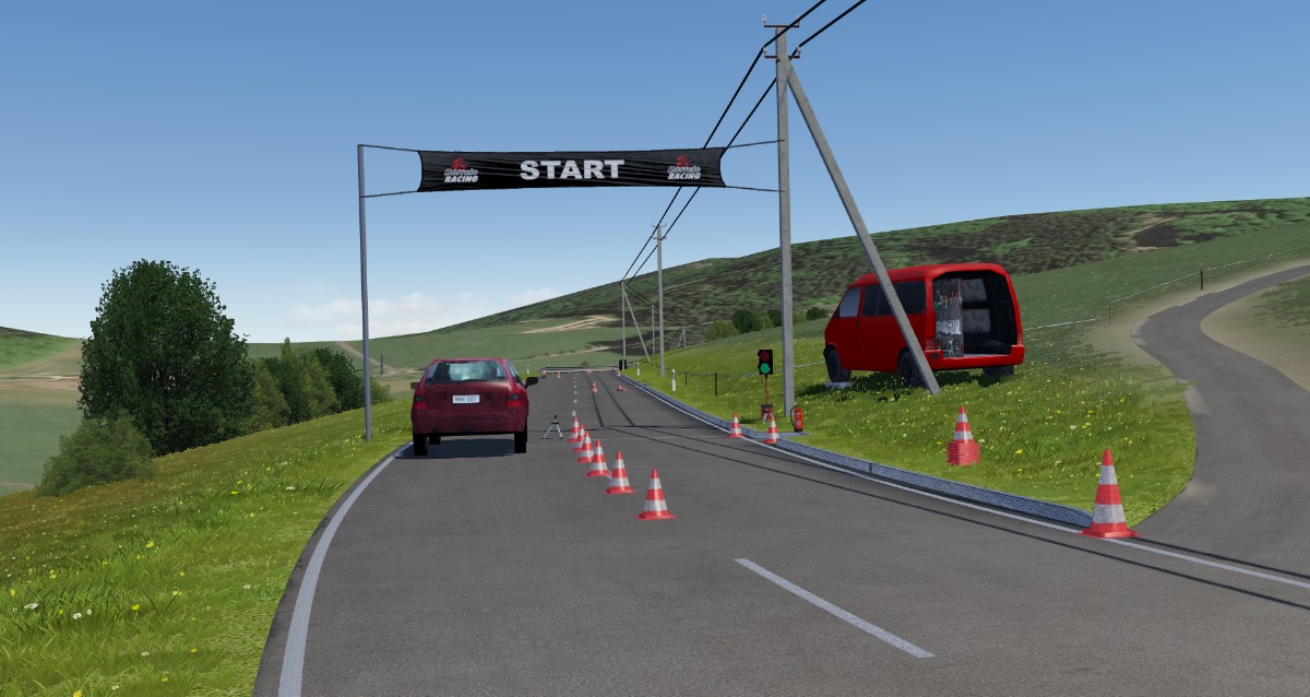 Rennstrecke Hintere Höfe Freiamt Rennsimulator eGaming Software für Assetto Corsa