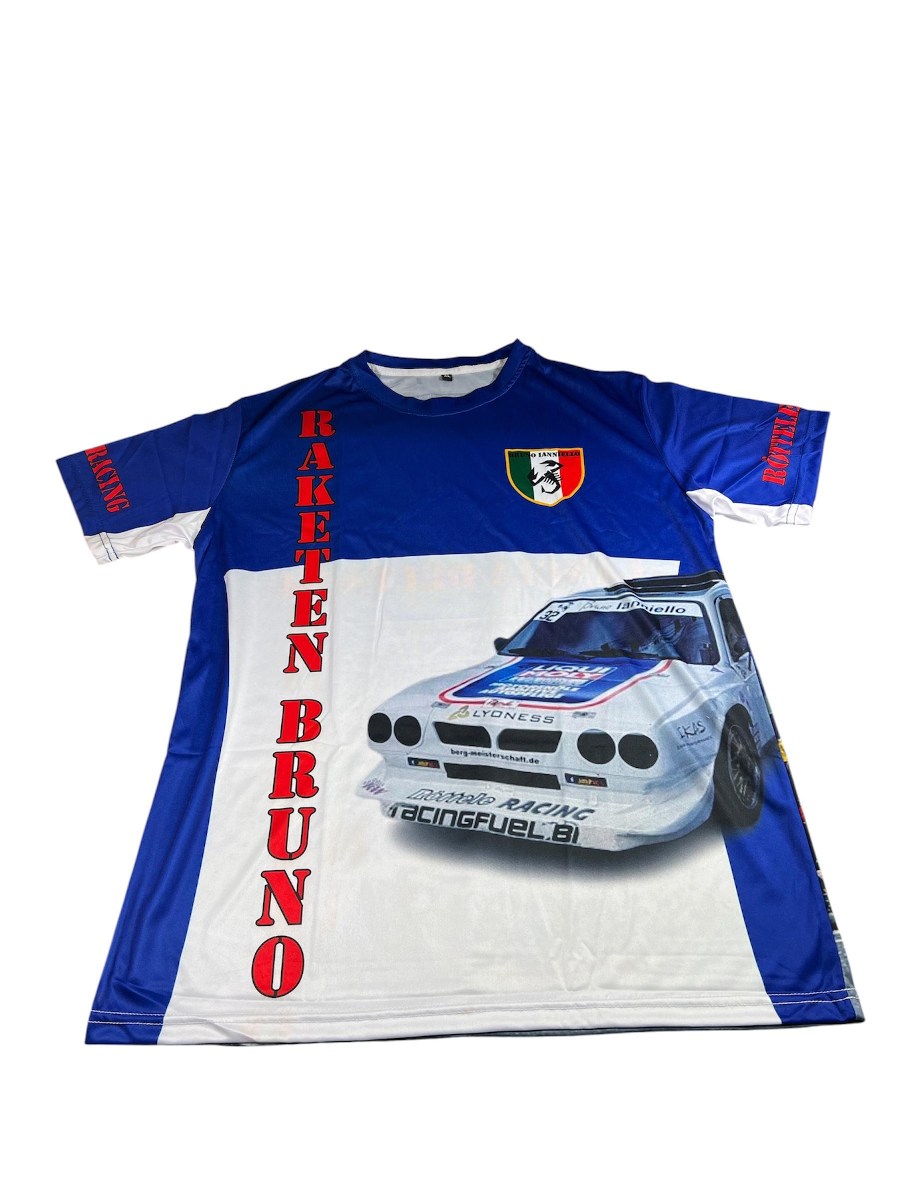 T-Shirt Lancia Delta S4 Design von Bruno Ianniello in der Farbe Königsblau