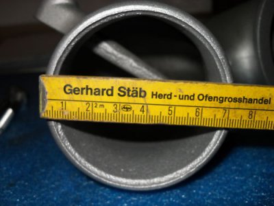 Auslassbogen 165° für G60 G-Lader mit großem Ladeluftkühler