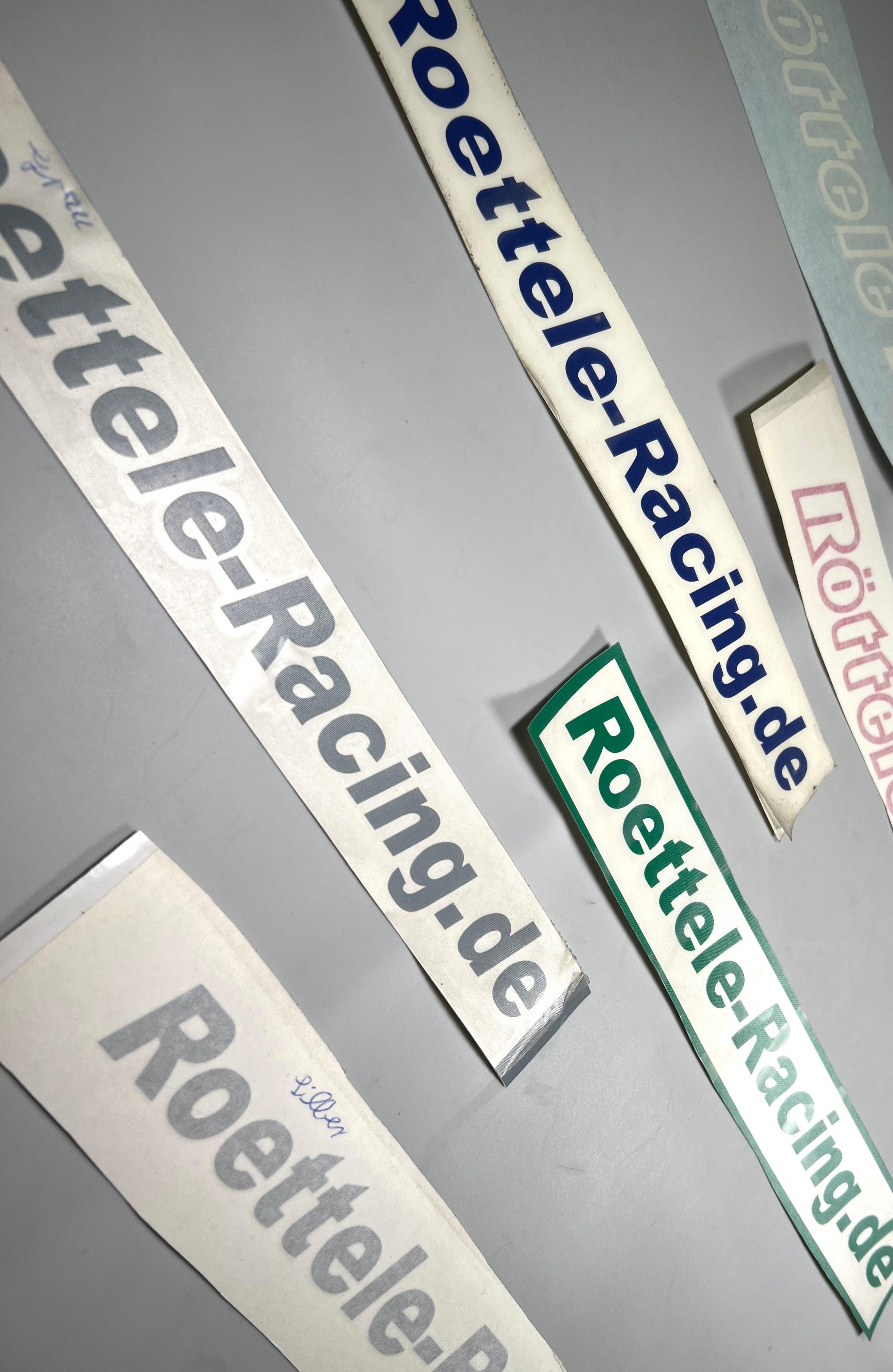 Aufkleber Folienschnitte Röttele-Racing 300 mm