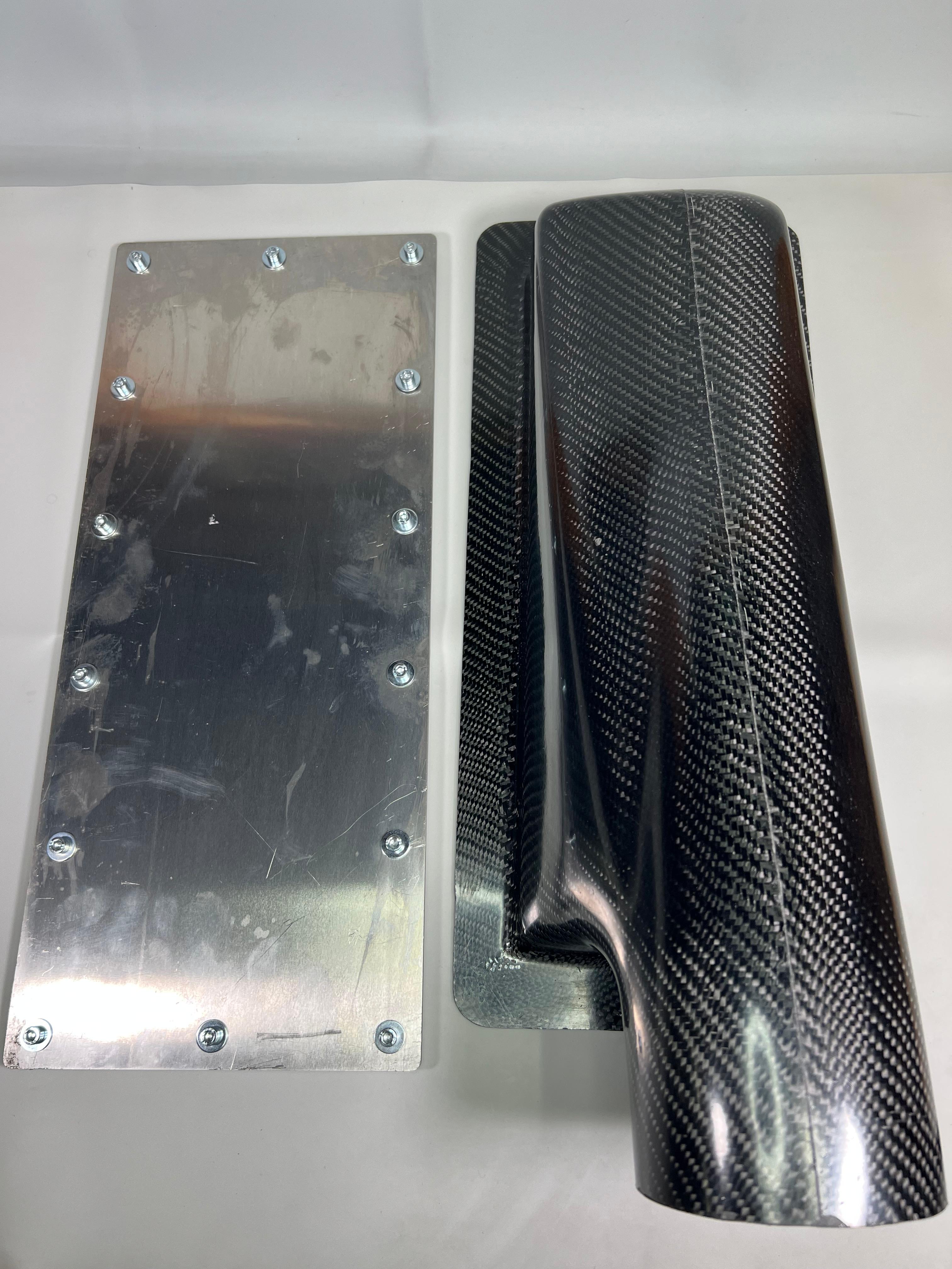 Carbon Airbox Luftsammler klein für unsere Polo und Golf mit Einzeldrosselanlage oder Doppelvergaser