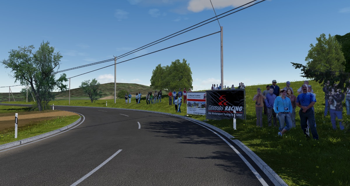 Rennstrecke Hintere Höfe Freiamt Rennsimulator eGaming Software für Assetto Corsa