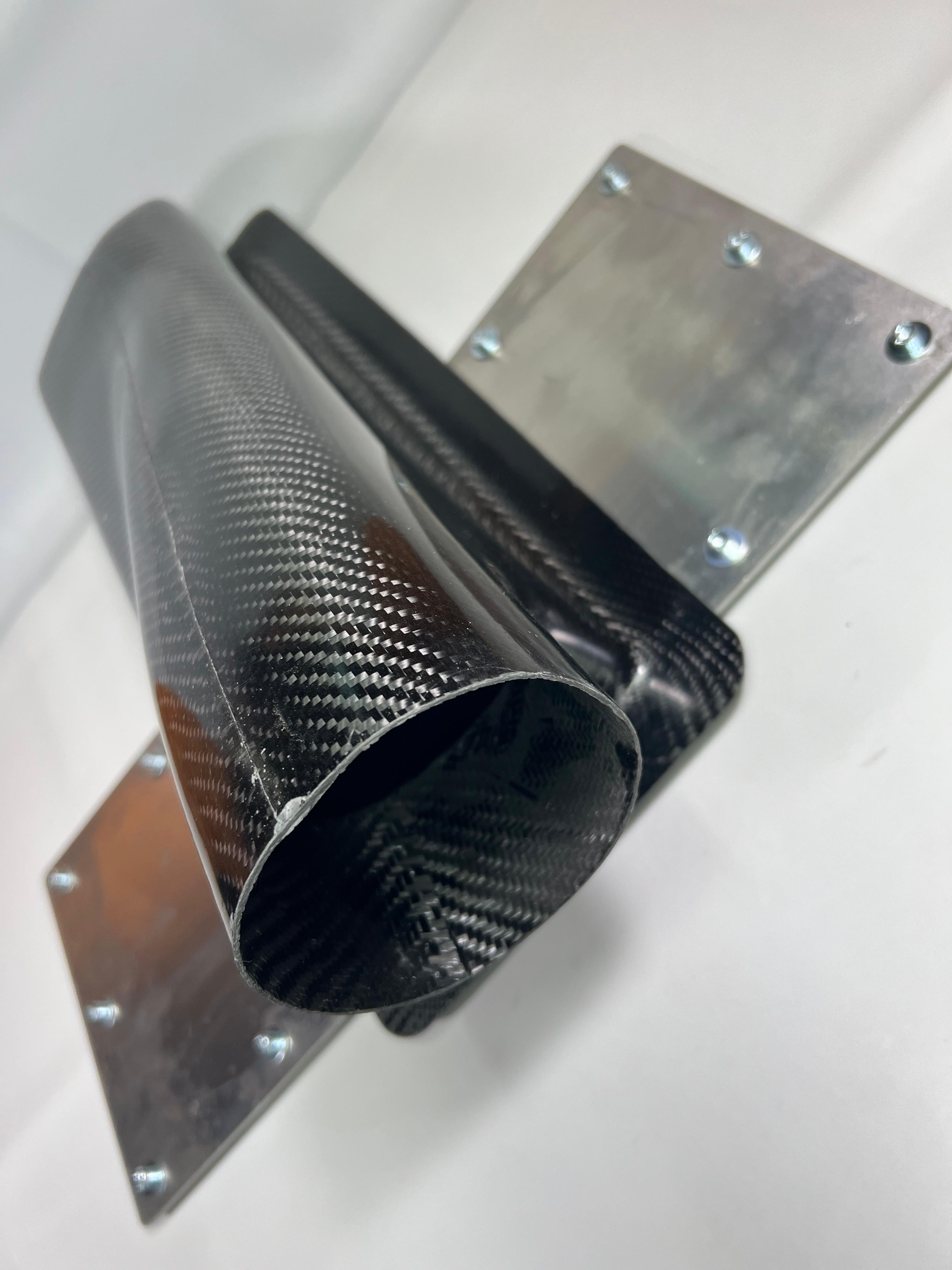 Carbon Airbox Luftsammler klein für unsere Polo und Golf mit Einzeldrosselanlage oder Doppelvergaser
