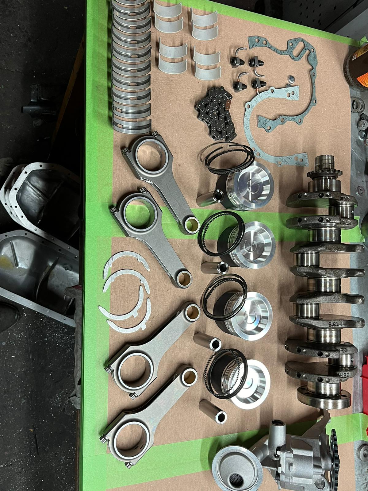 Motorblock für Polo G40 1340ccm mit Wiseco Kolben,K1 Pleuel