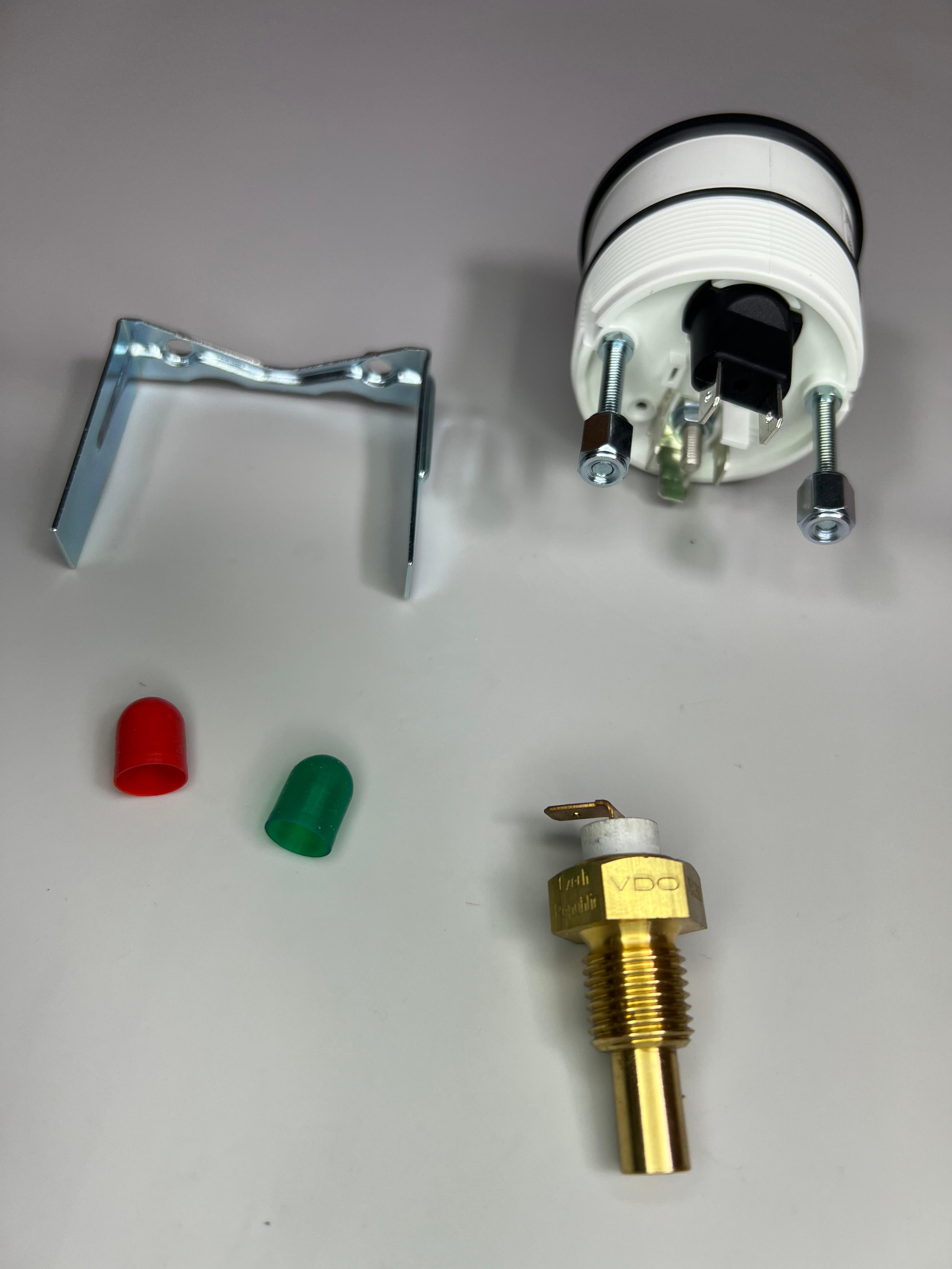 Öltemperaturanzeige mit dem Sensor in der Ölwanne