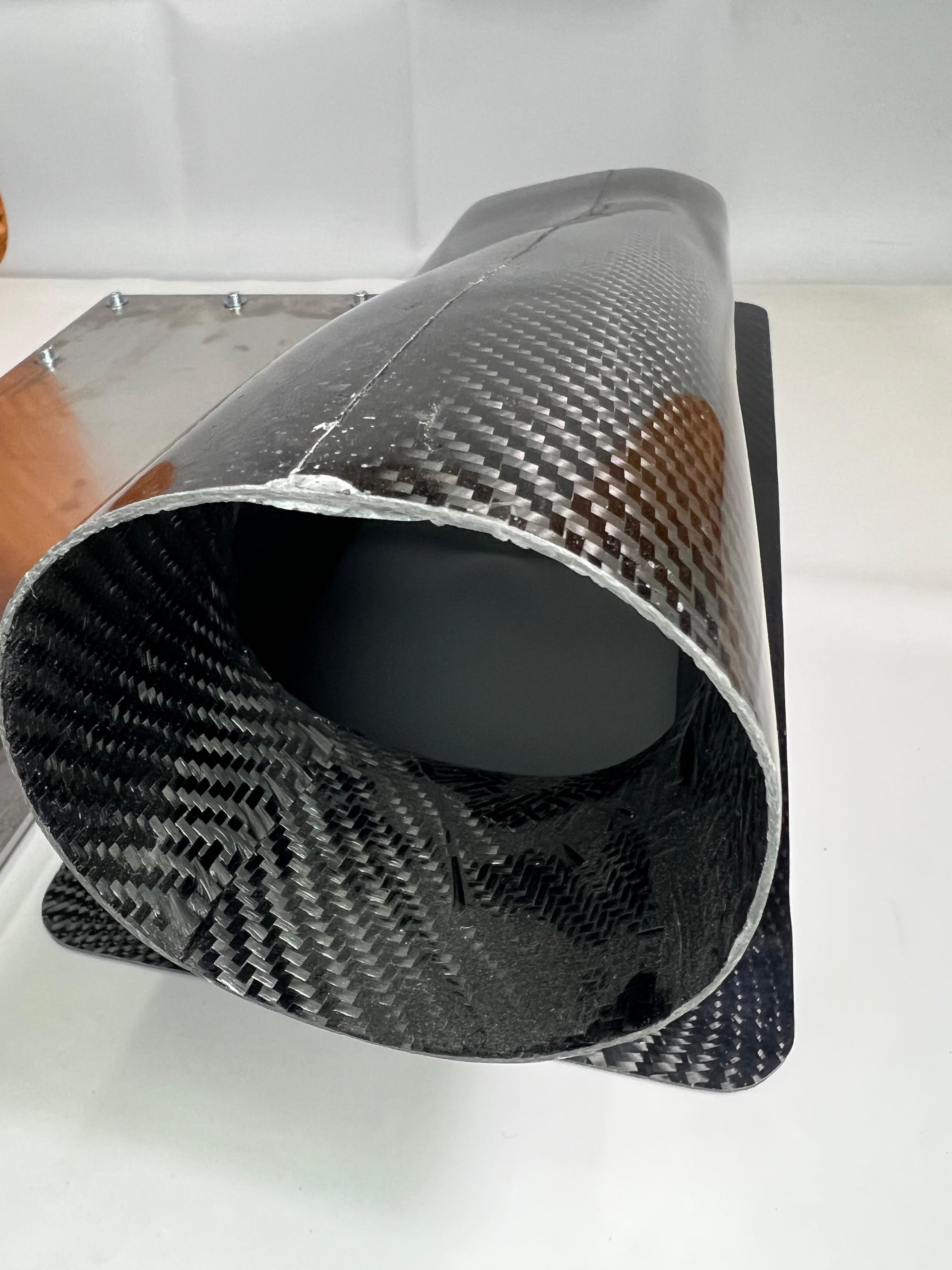Carbon Airbox Luftsammler klein für unsere Polo und Golf mit Einzeldrosselanlage oder Doppelvergaser