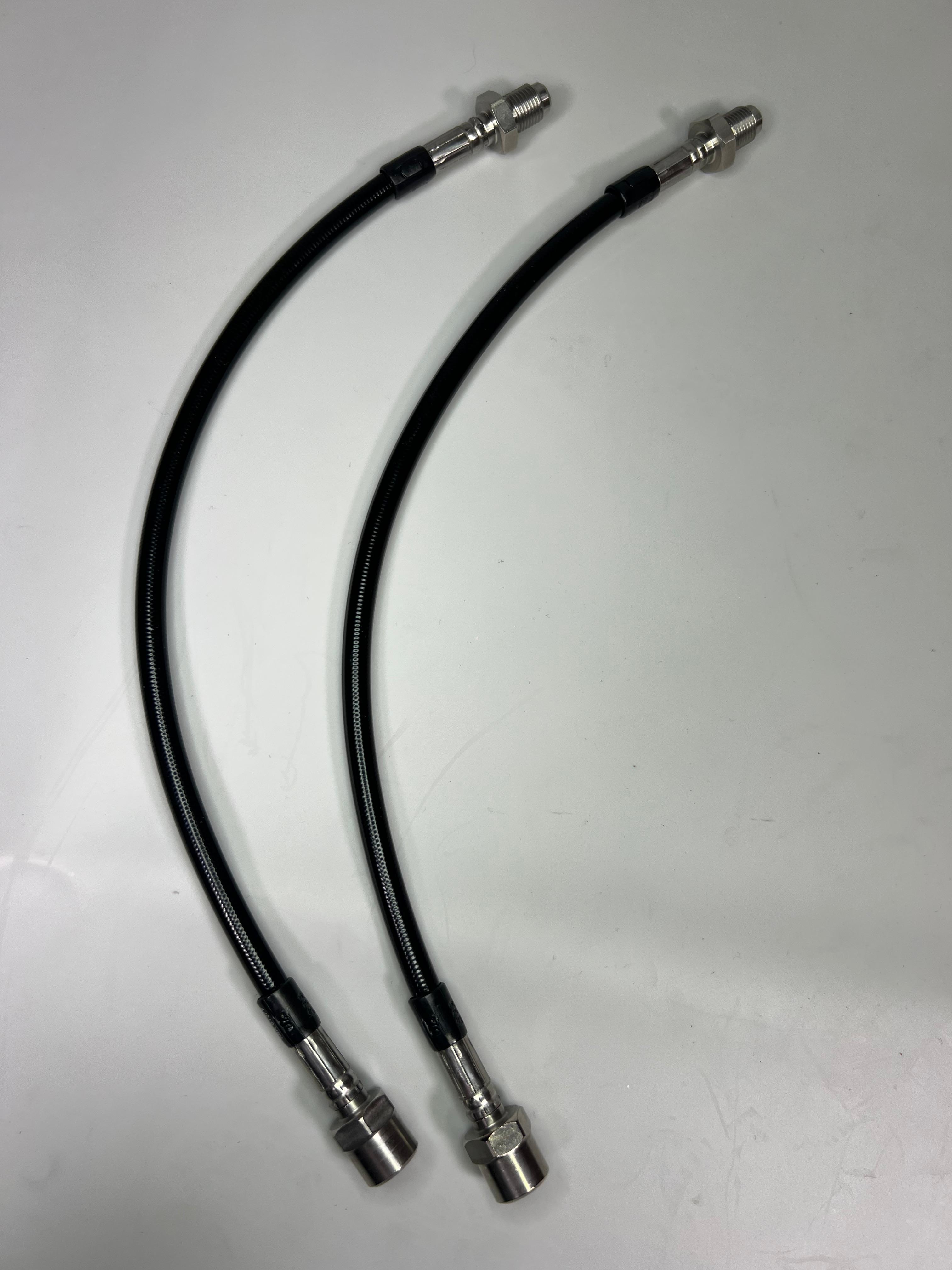 Bremsschlauchsatz für VW Polo G40 vorne und hinten Stahlflexleitung Farbe schwarz