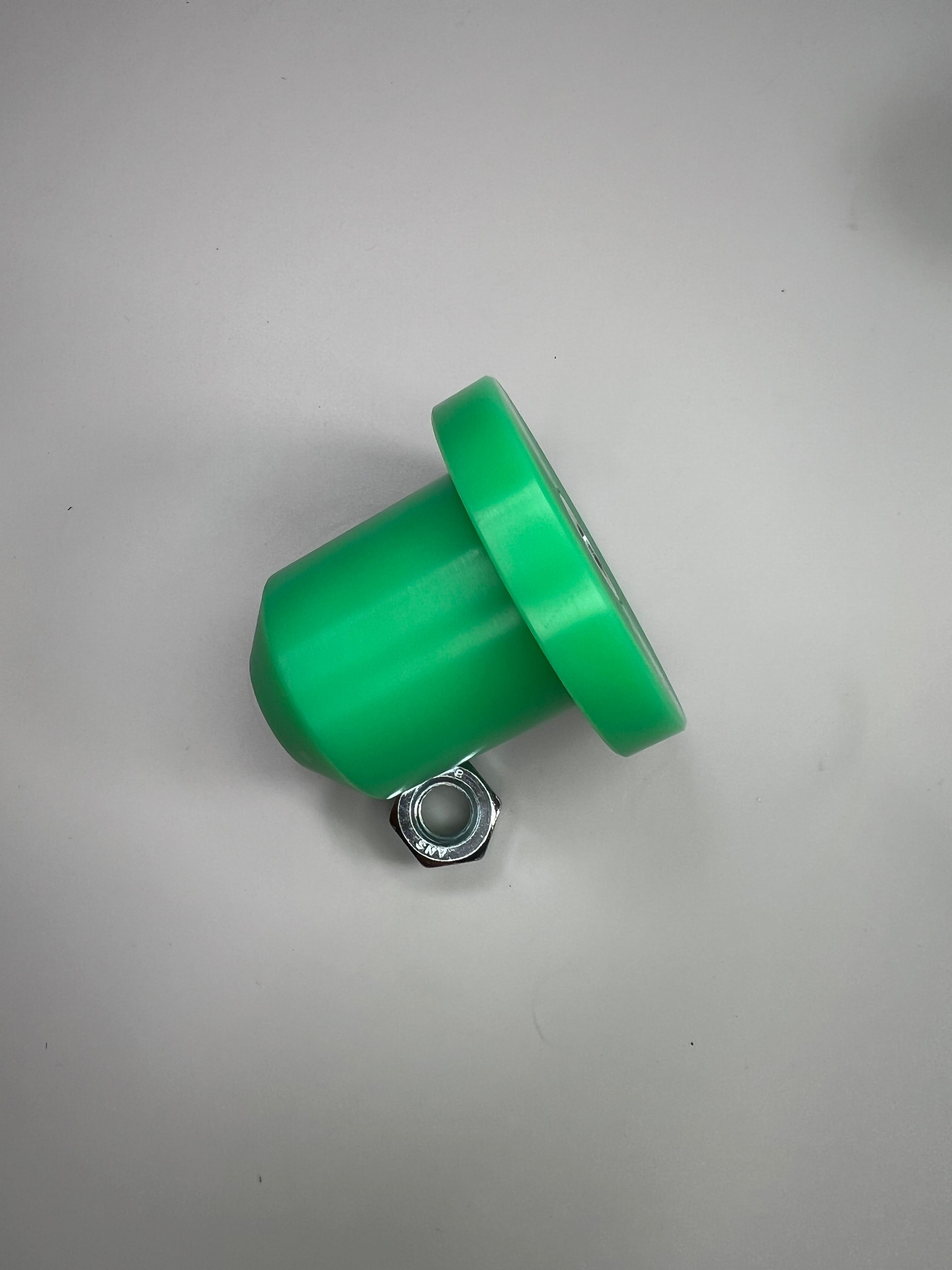Kunststofflager für die Hinterachse Hinterachslager Polo 86C Farbe grün